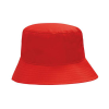 Twill Bucket Hat in red