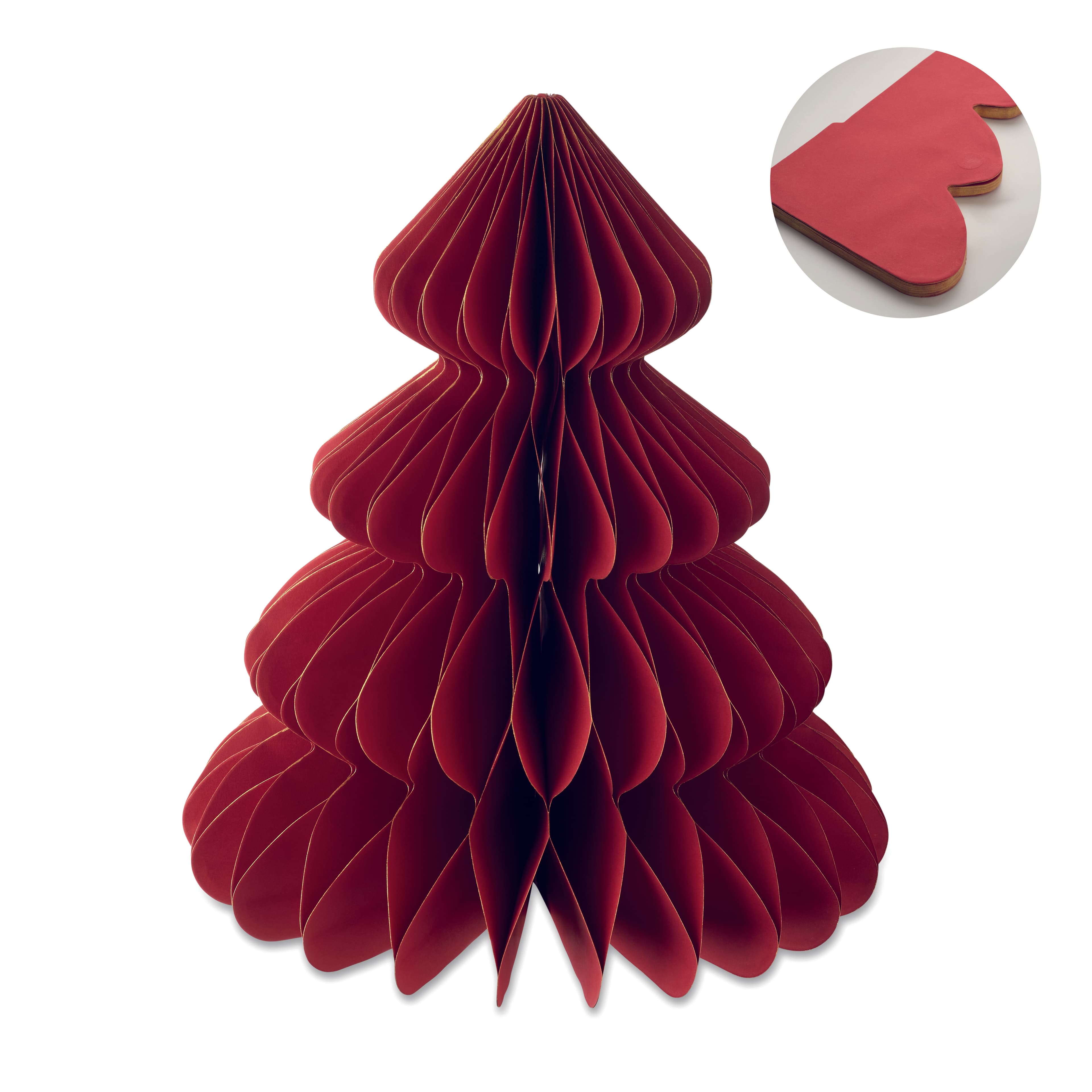 Recycled Paper Xmas Tree Decoration