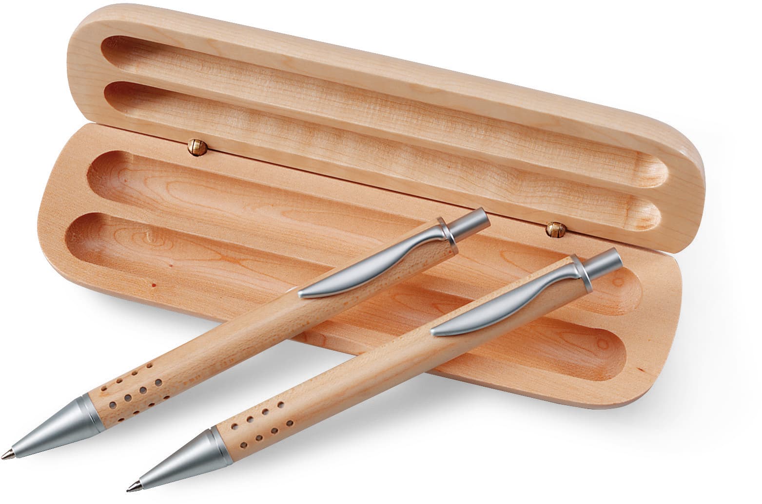Pen Gift Set In Wooden Box