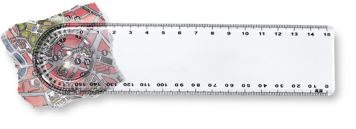 Personalised Ruler With Magnifier