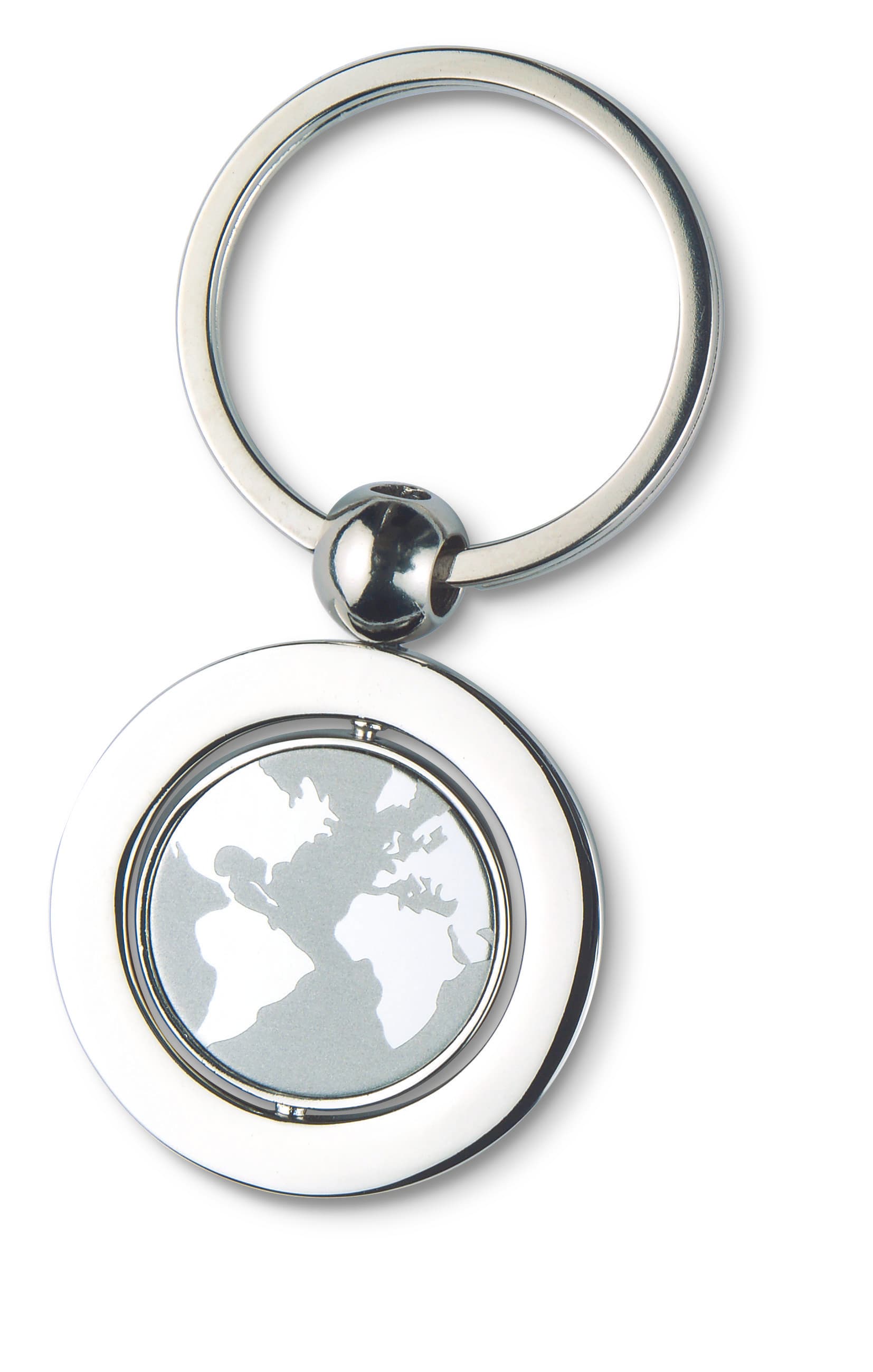 Promotional Globe Metal Key Ring