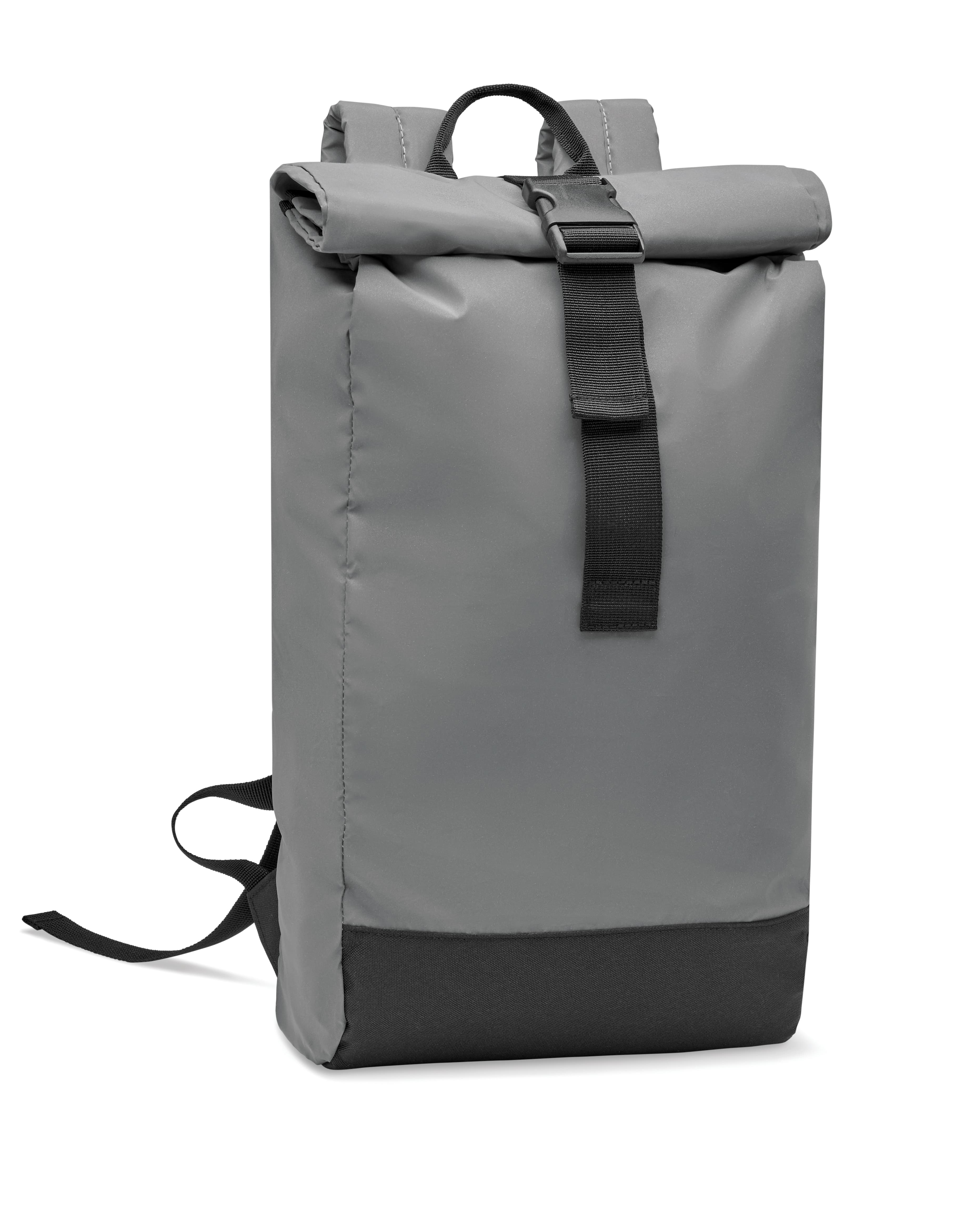 Recycled Reflective Rolltop Backpack