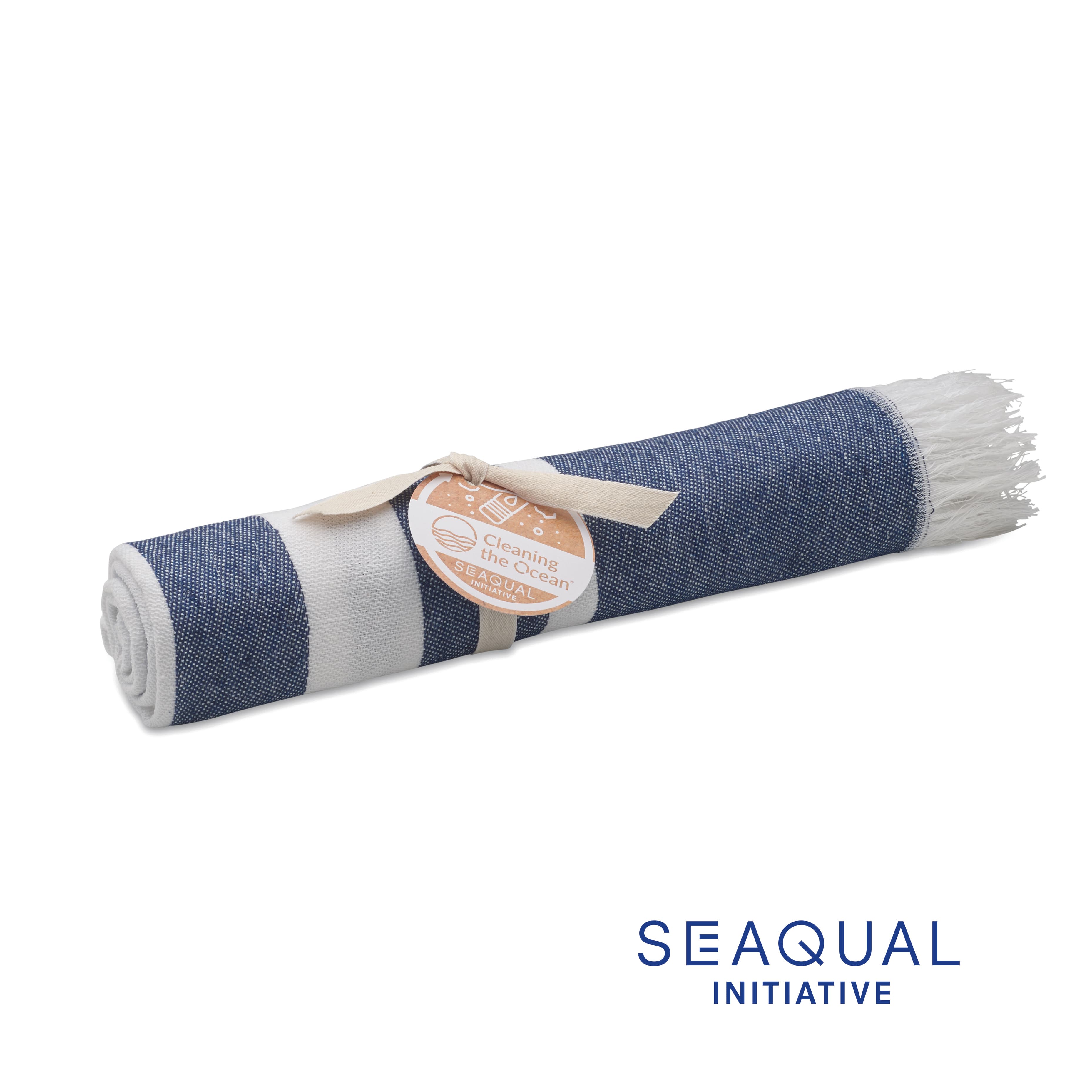Branded Recycled Seaqual® Hammam Towel 100x170