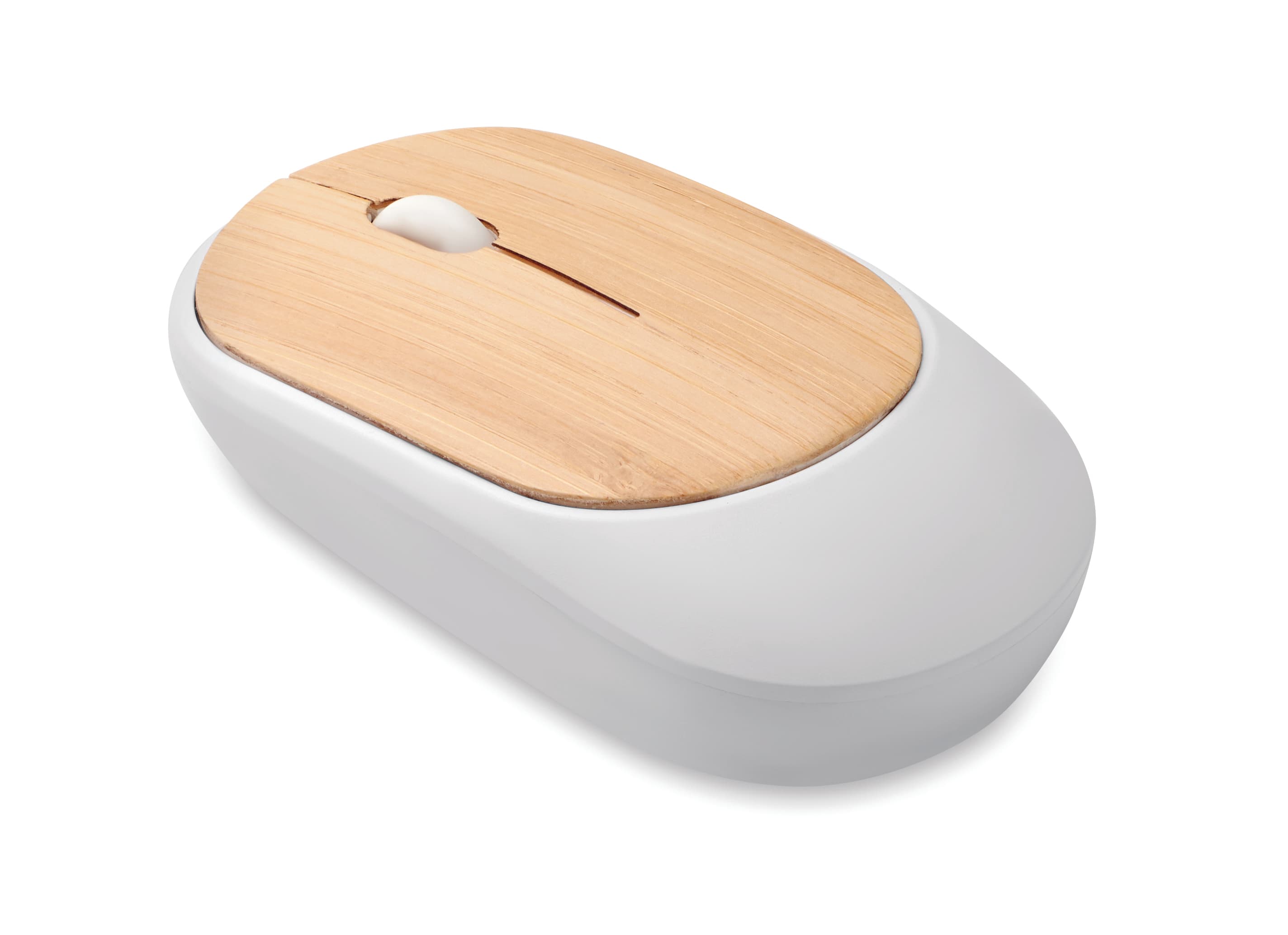 Recycled Wireless Mouse In Bamboo