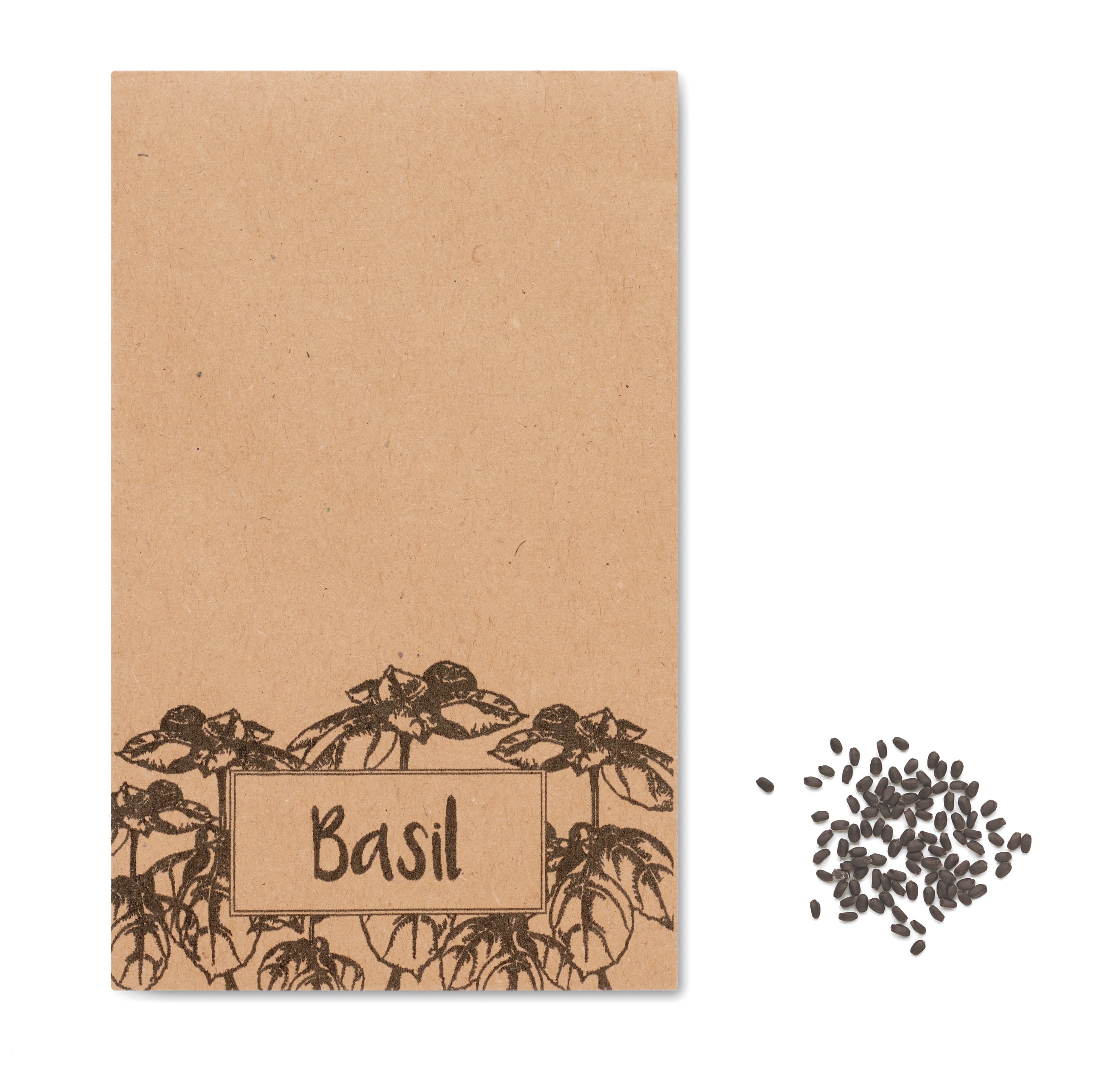Basil Seeds In Craft Envelope