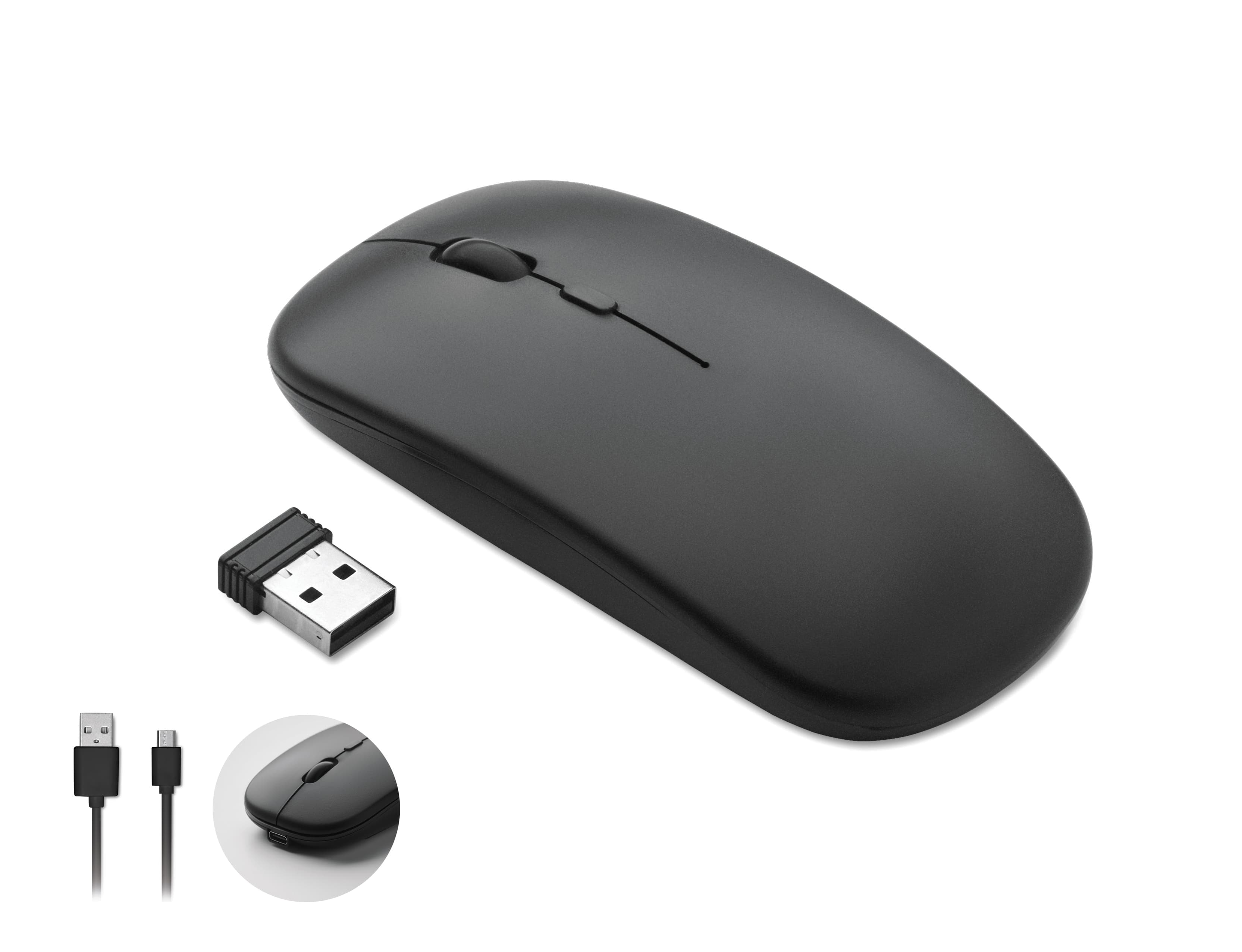 Recycled Rechargeable Wireless Mouse