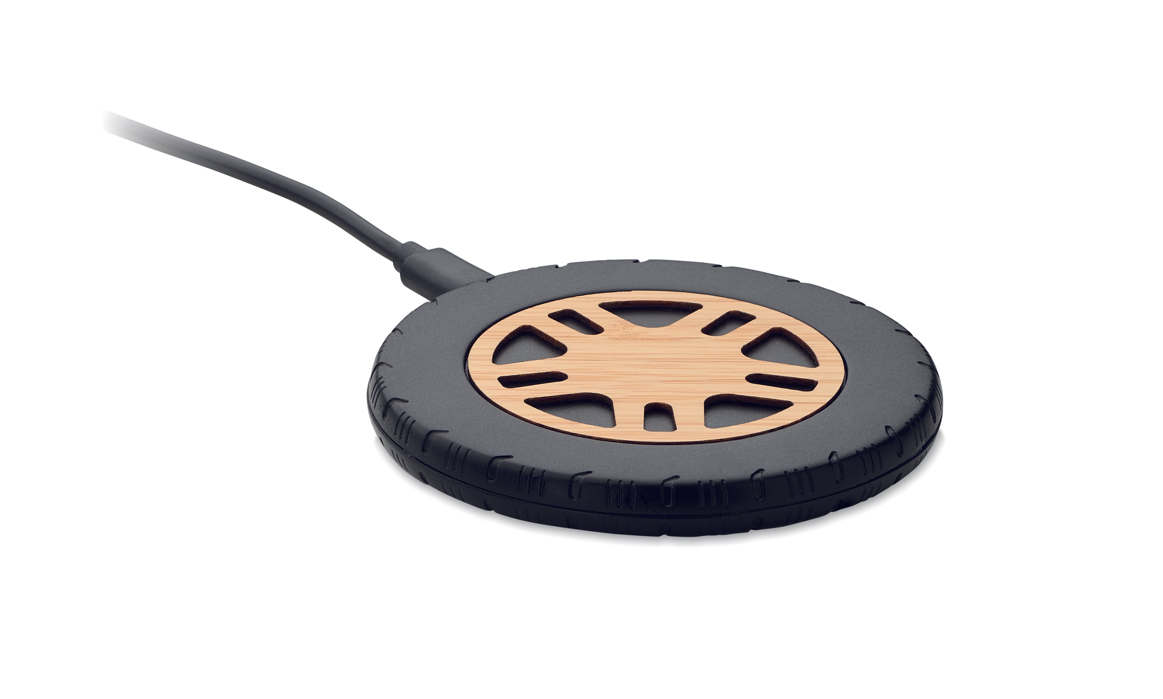 Recycled Bamboo Wireless Charger 15w