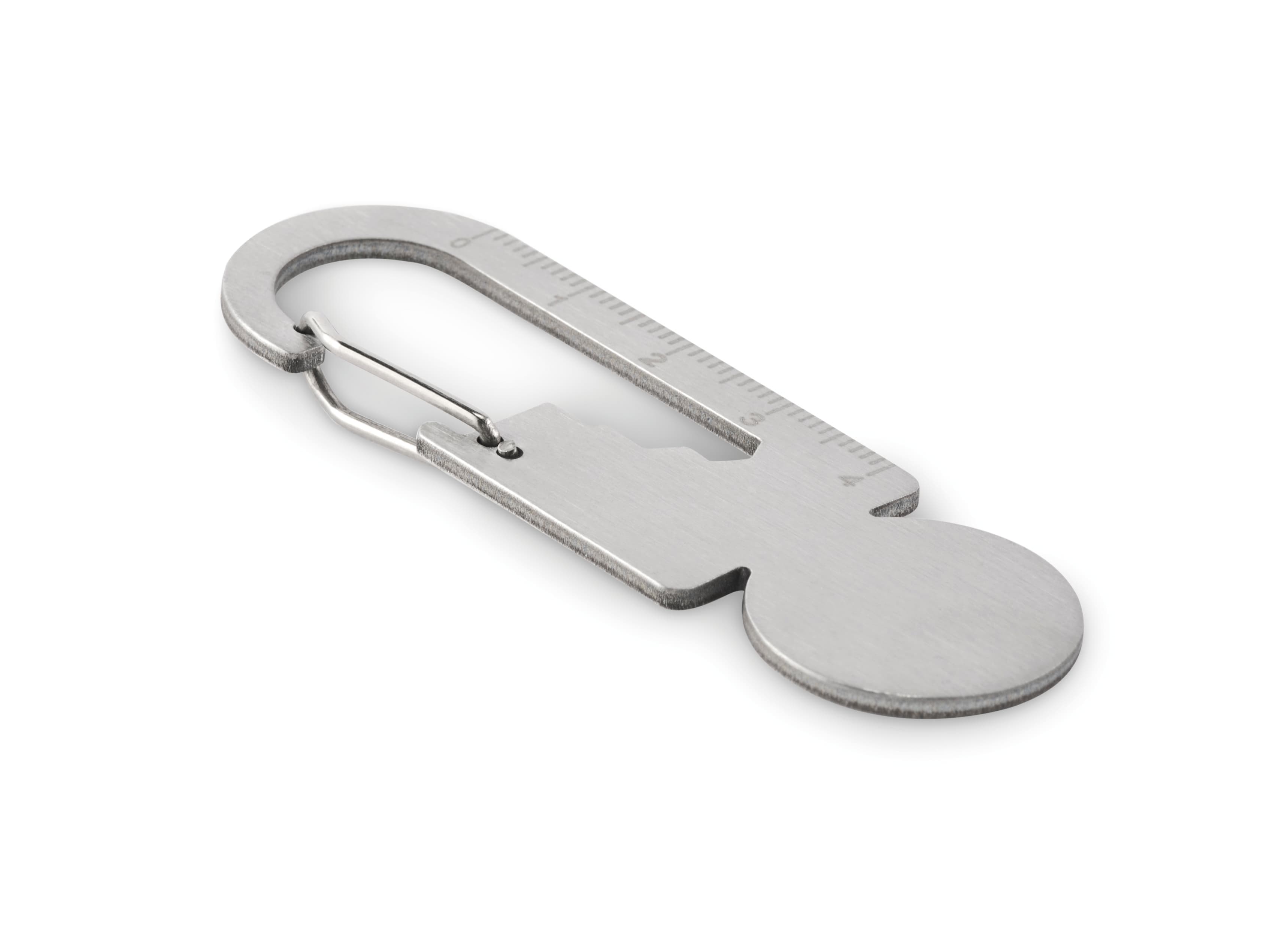 Recycled Stainless Steel Multifunctional Key Ring Token