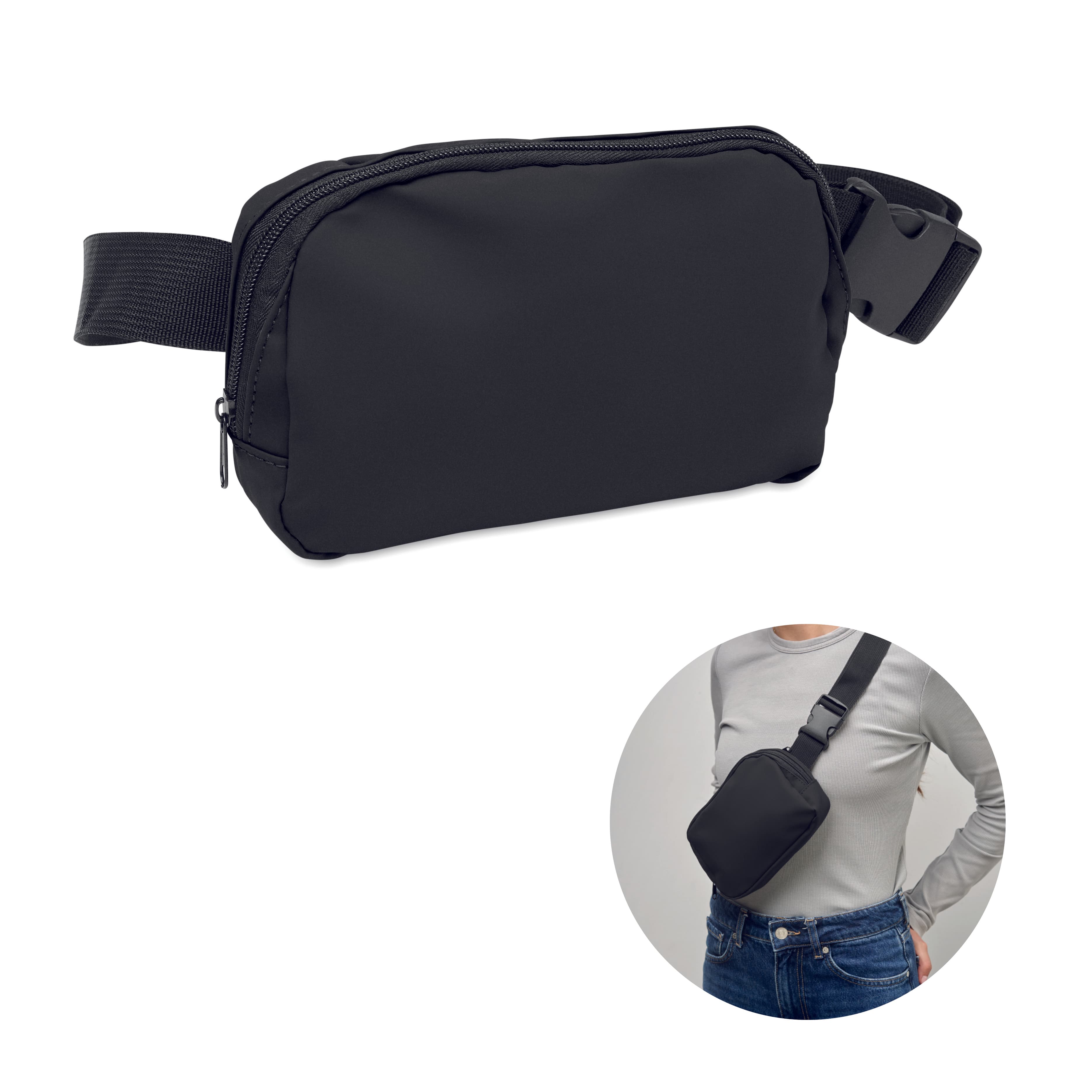 RPET Waist Bag In 210d Polyester