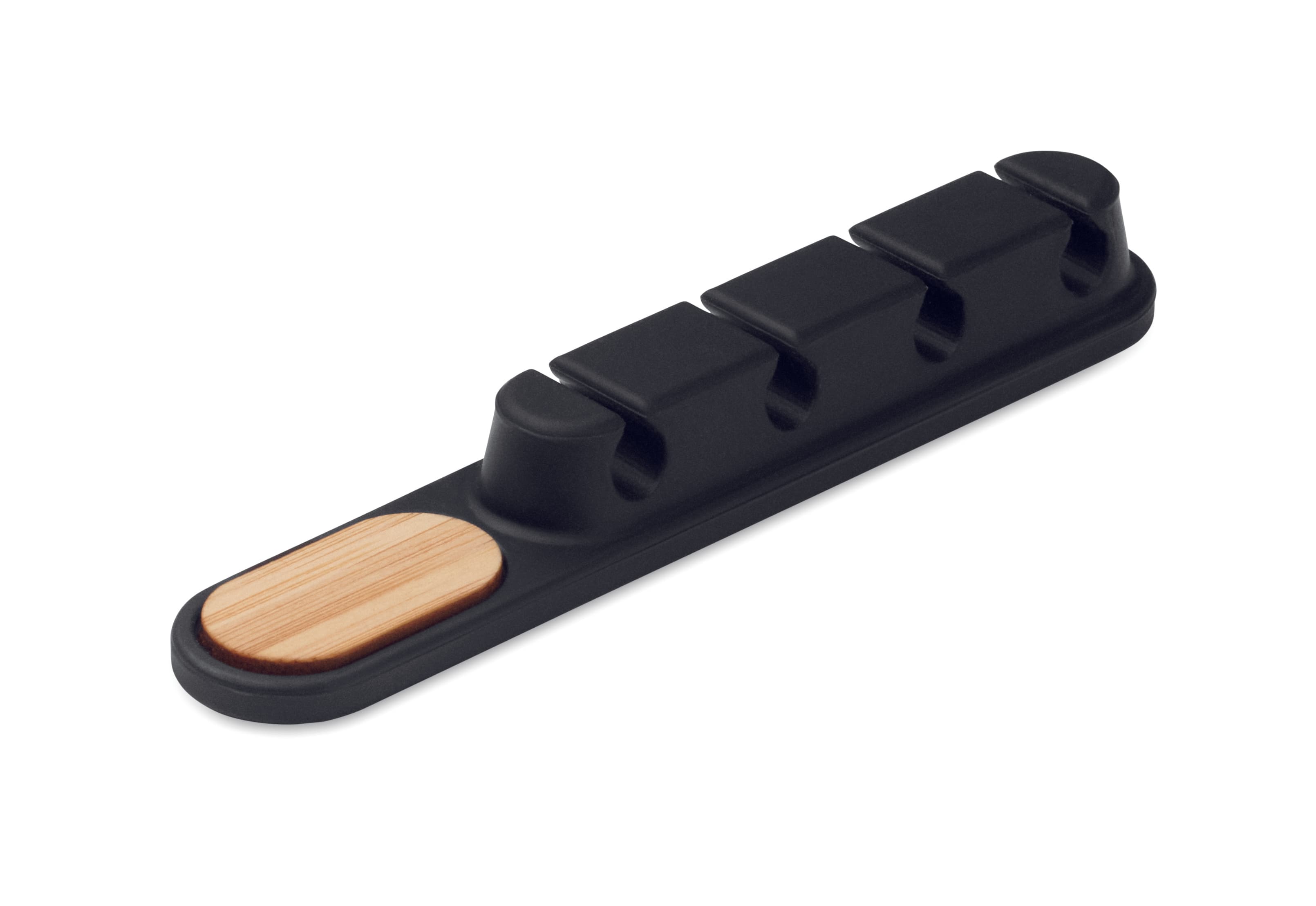Bamboo Silicone Cable Organiser