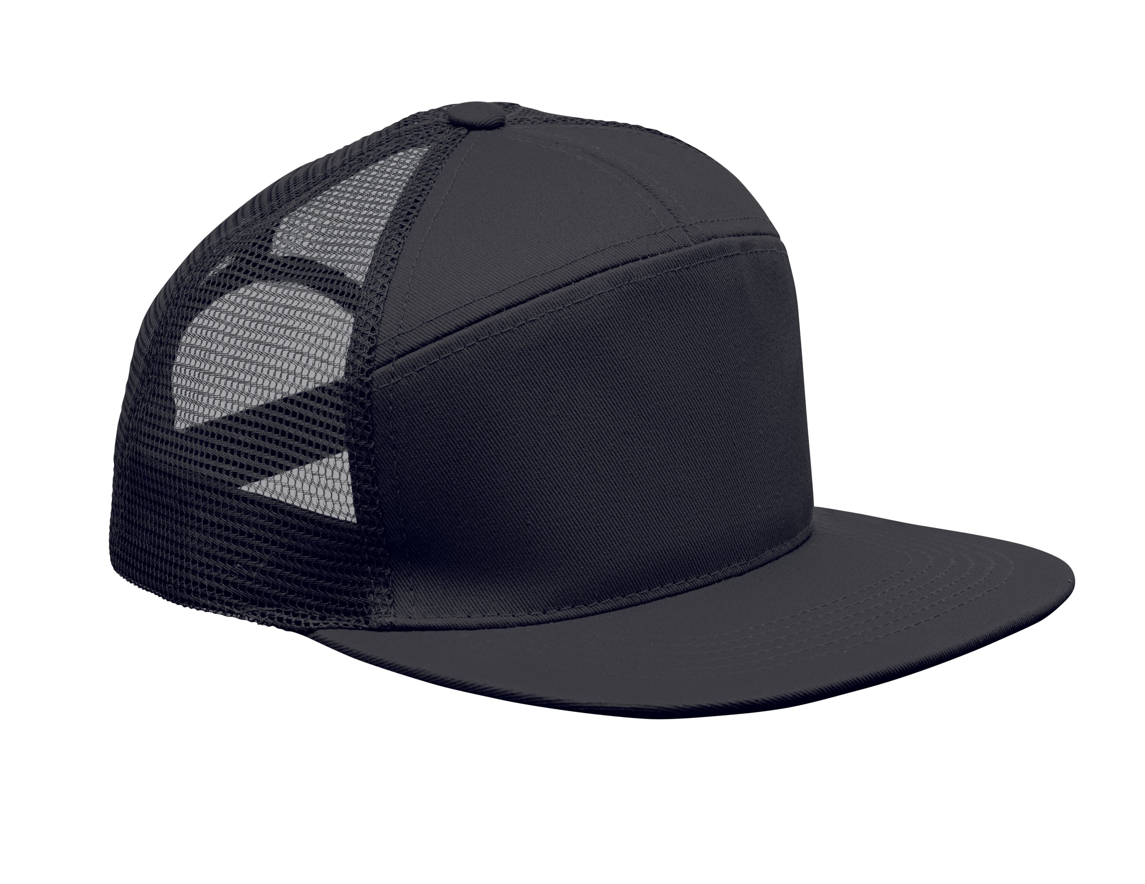 7 Panel Flat Visor Cap