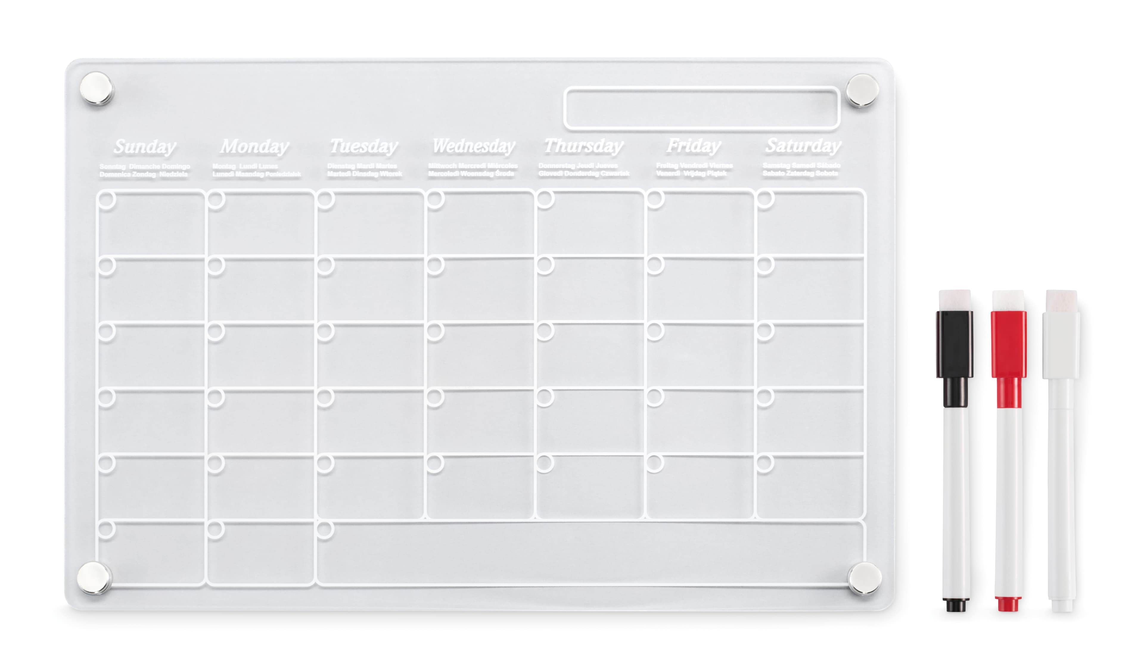 Magnetic Acrylic Planner