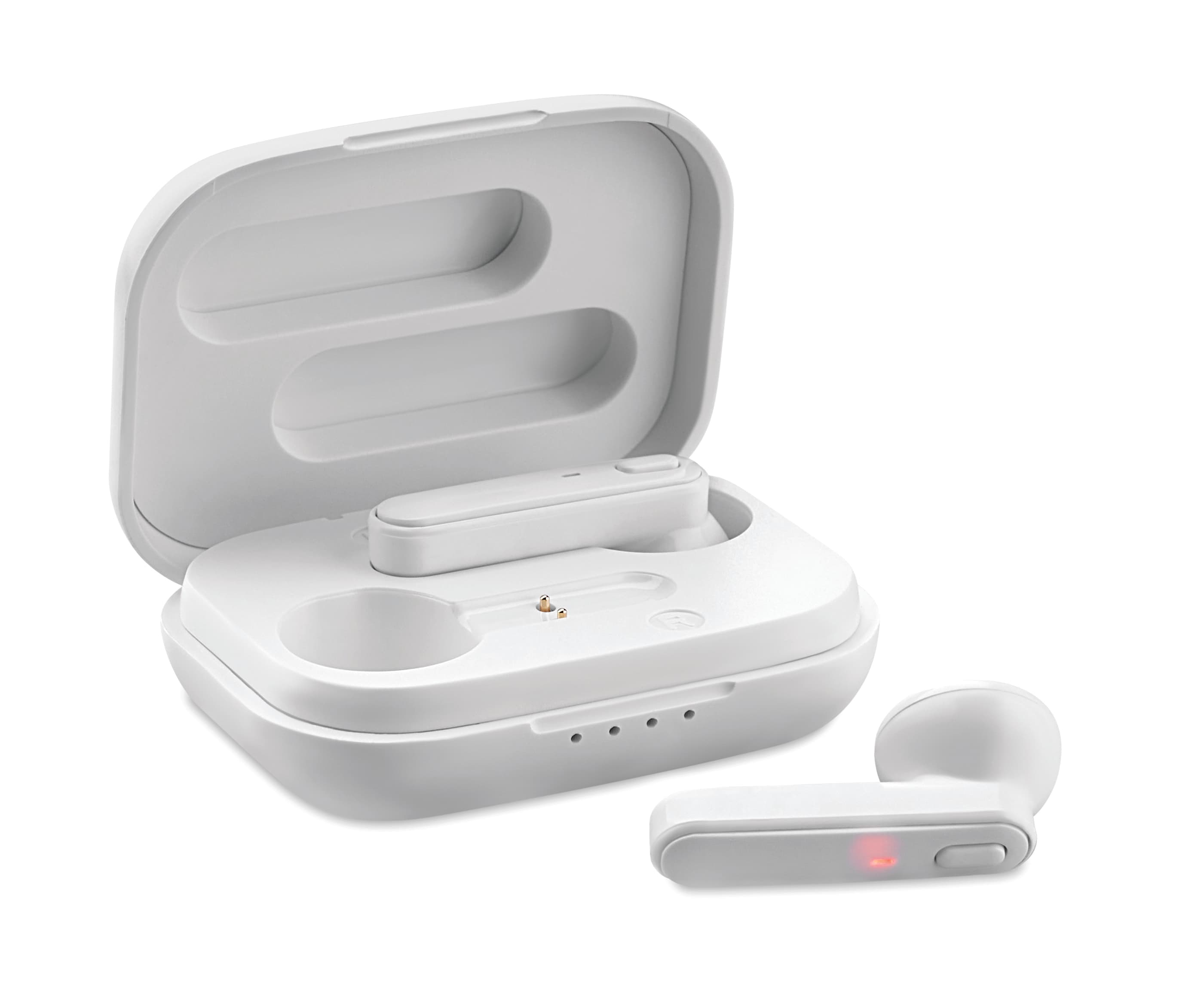 Branded Recycled Tws Earbuds With Charging Base