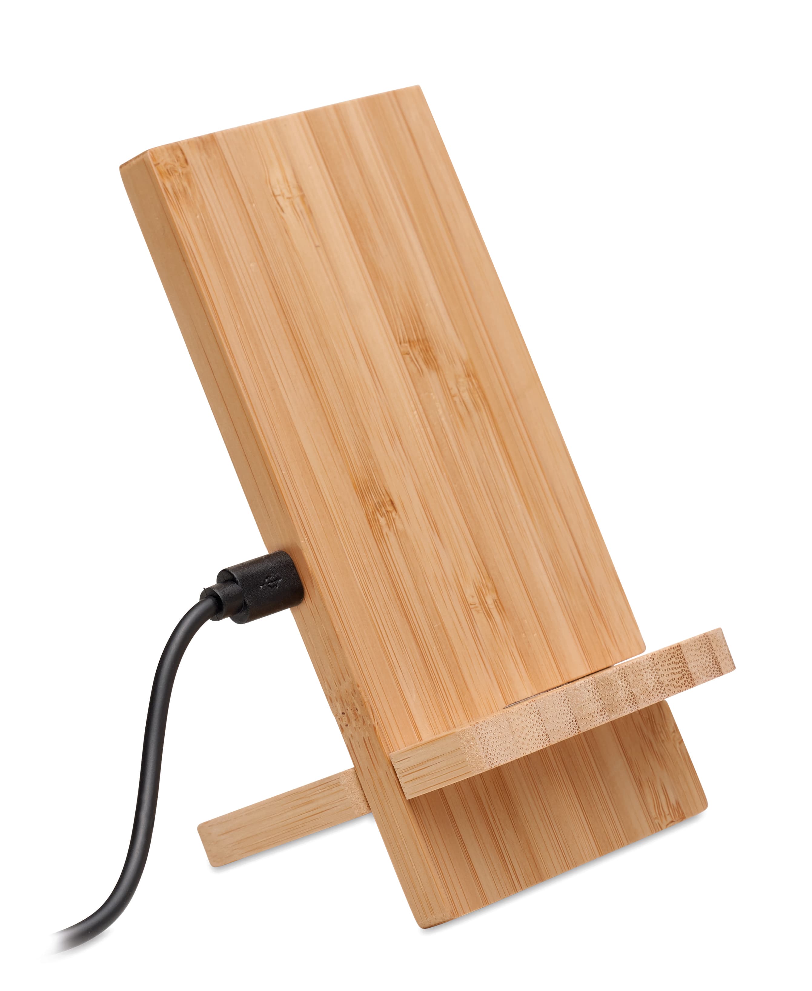 Bamboo Wireless Charger Stand 10w