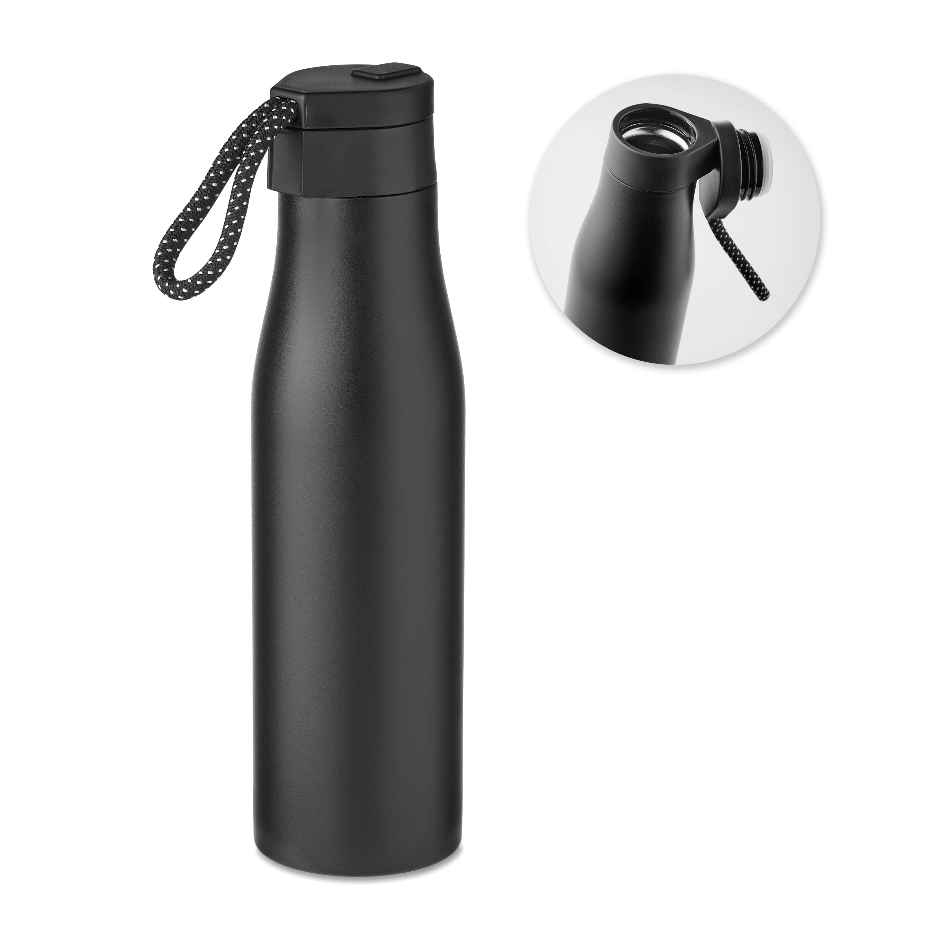 Custom Printed Stainless Steel Double Wall Flask 600ml