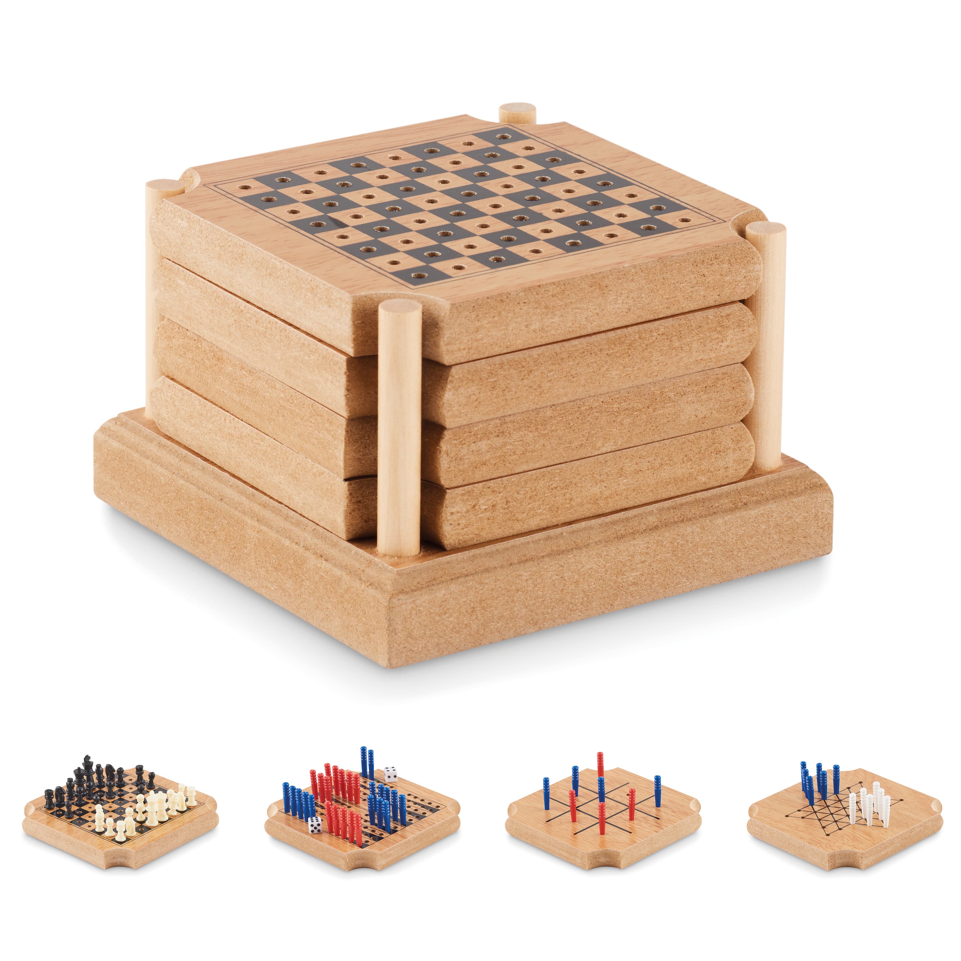 4-piece Coaster Game Set