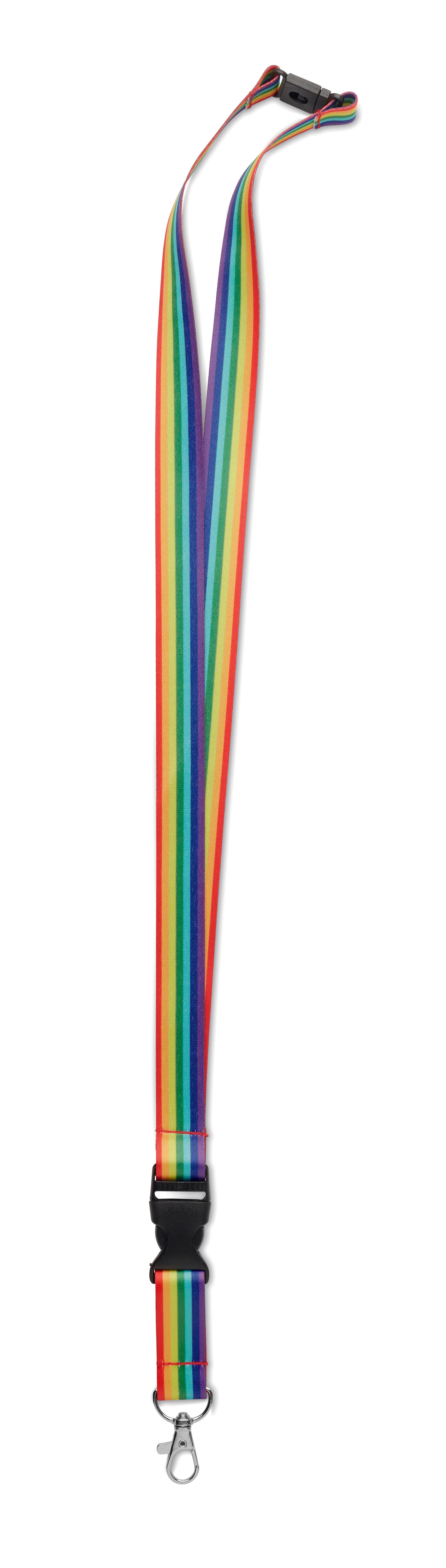 Custom Branded Rainbow Rpet Lanyard