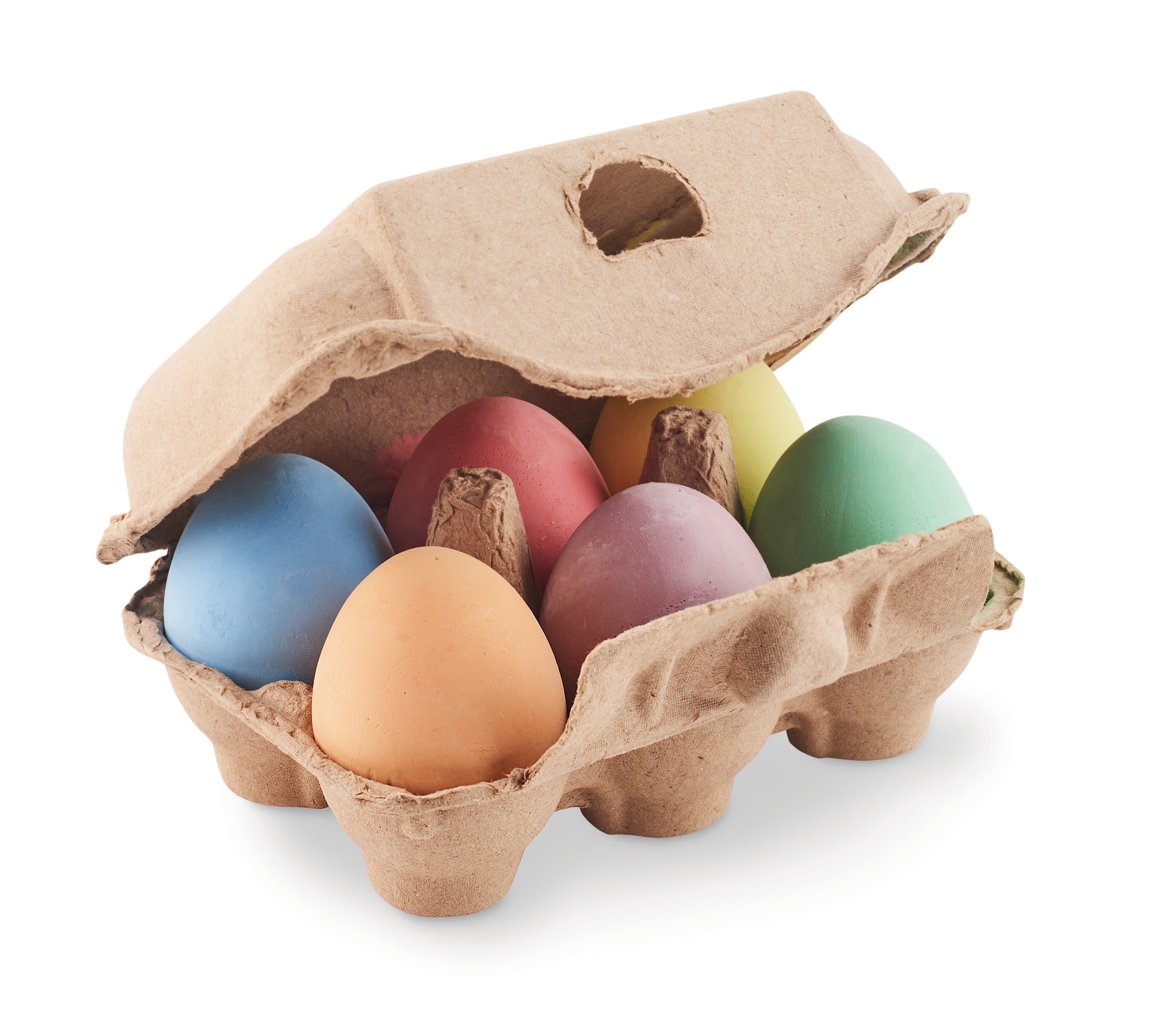 Promotional Recycled 6 Chalk Eggs In Box
