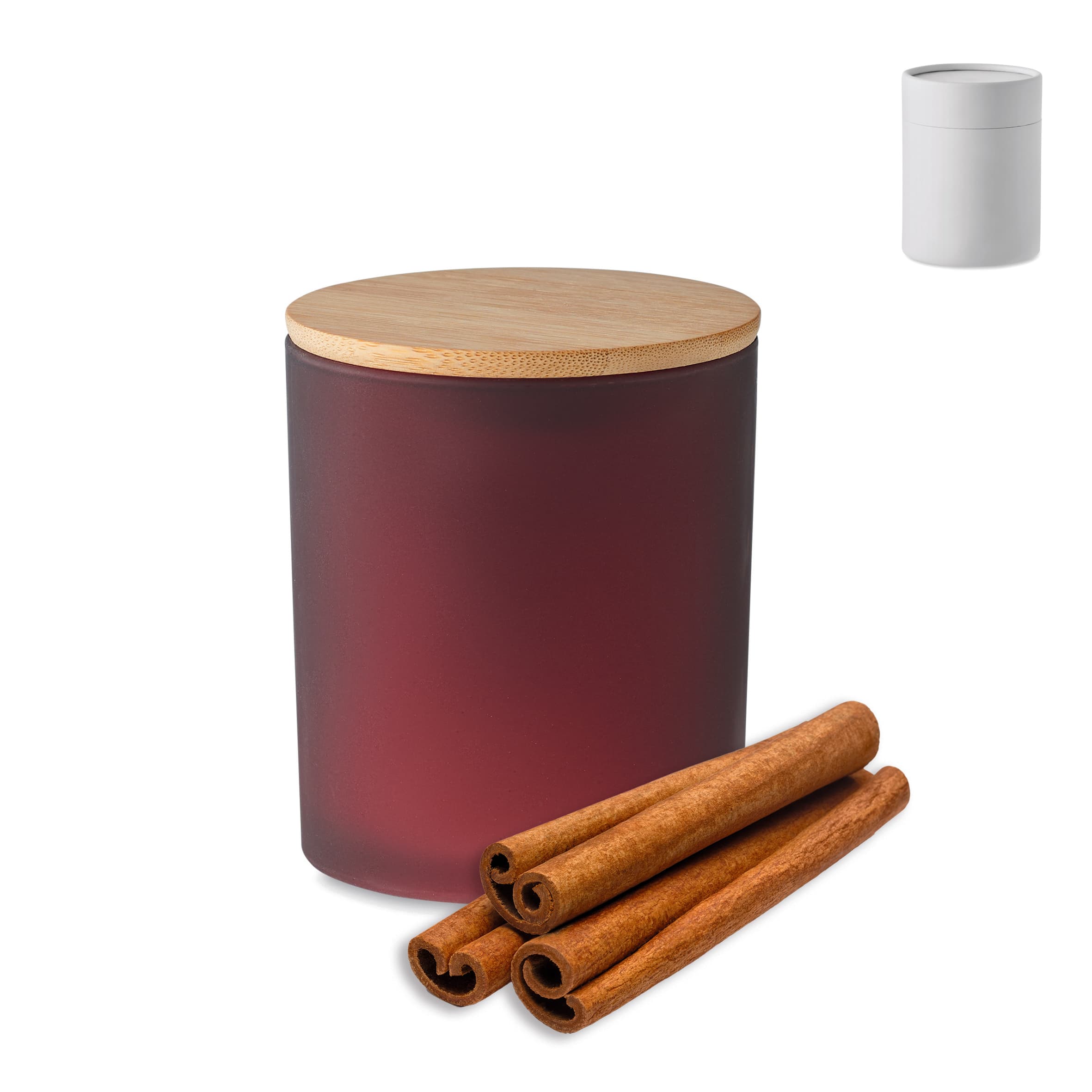Promotional Bamboo Plant Based Wax Candle 120 Gr