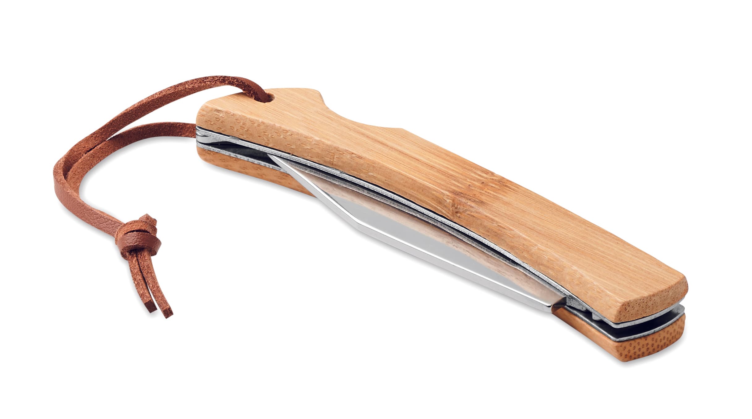 Foldable Knife In Bamboo
