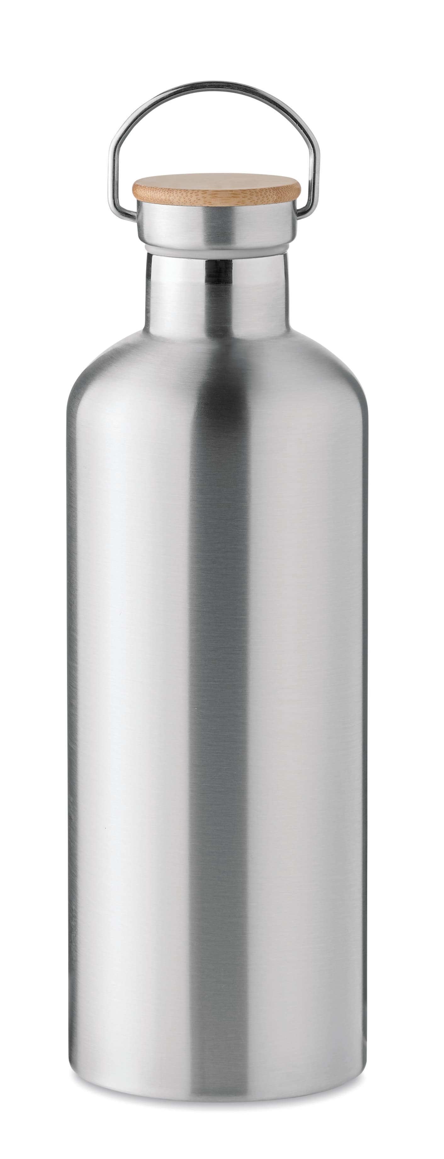 Custom Printed Bamboo Stainless Steel Double Wall Flask 1,5l