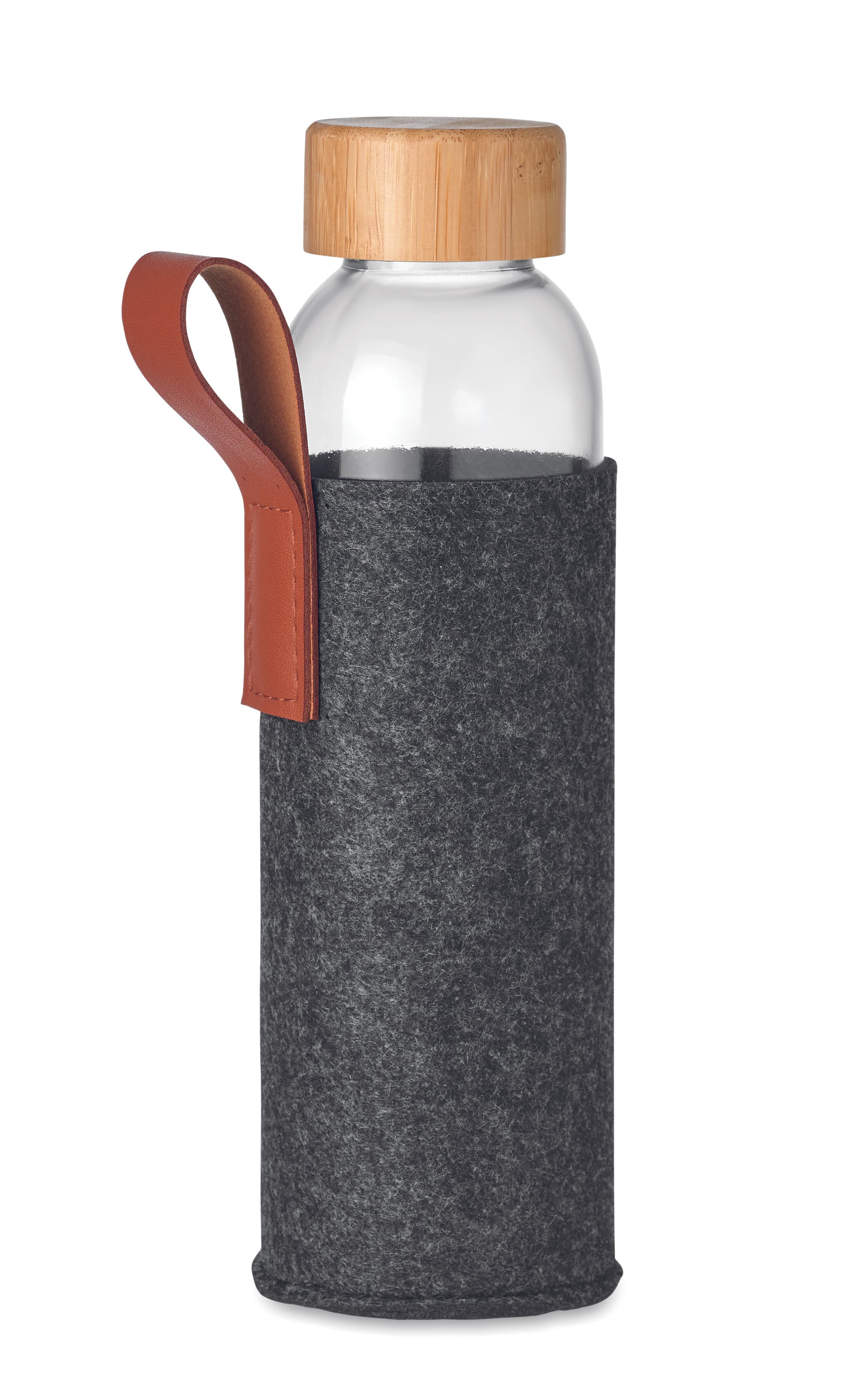 Bamboo RPET Glass Water Bottle 500 Ml