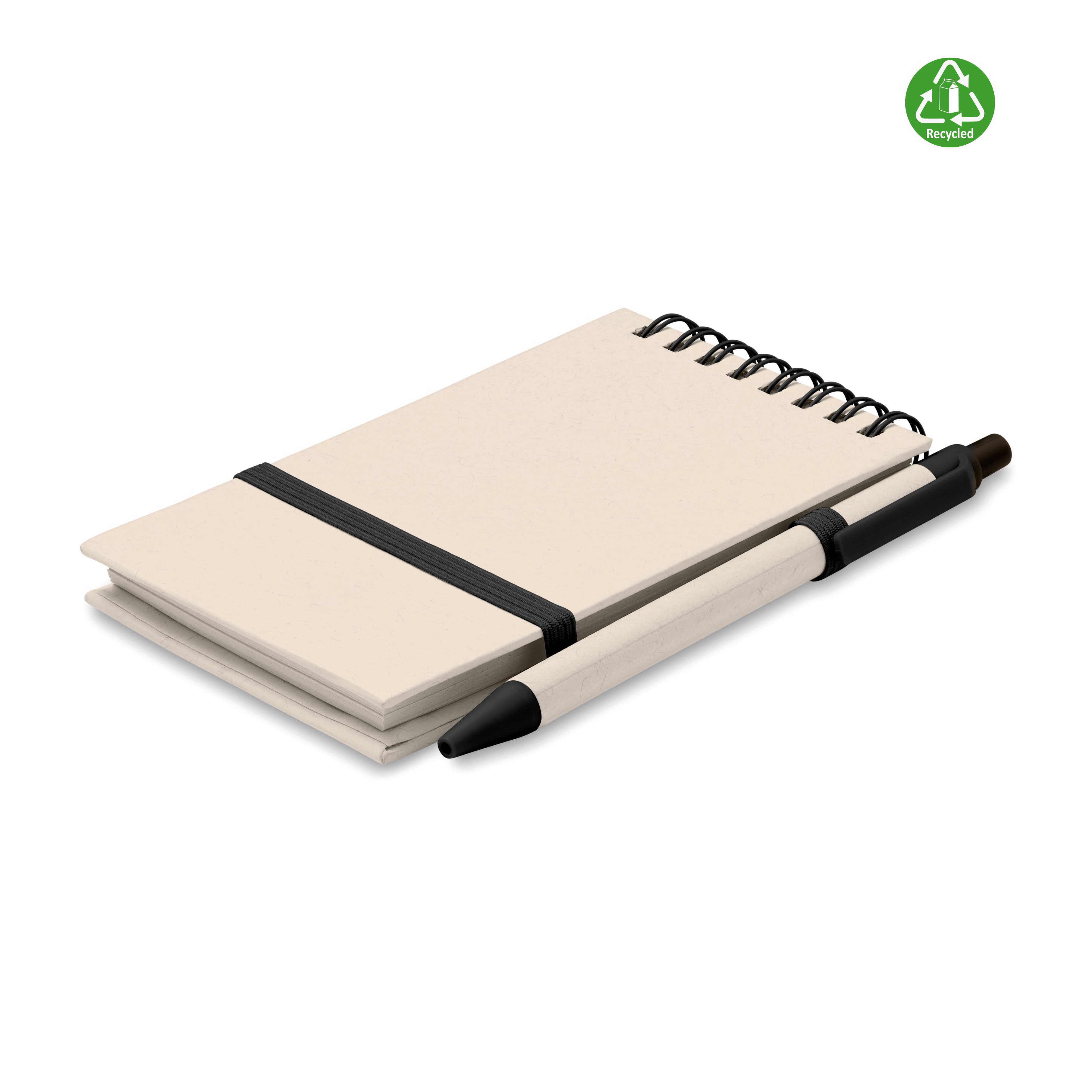 Personalised Recycled A6 Milk Carton Notebook Set