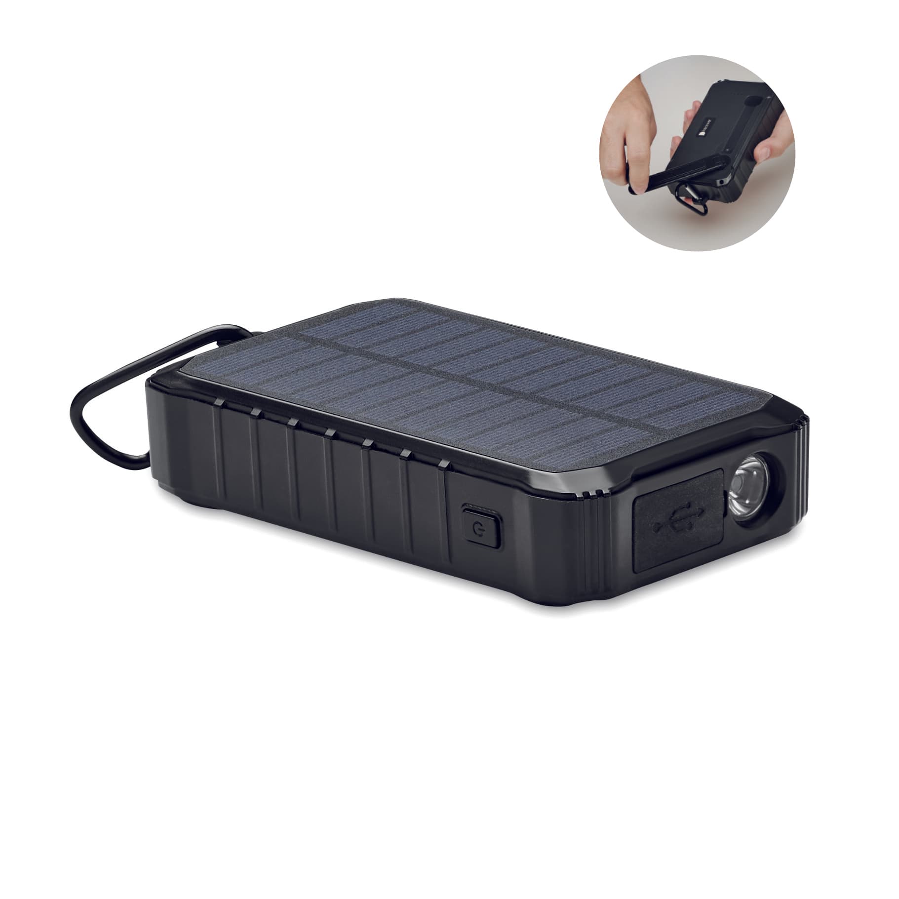 Solar/dynamo Powerbank 8000mah
