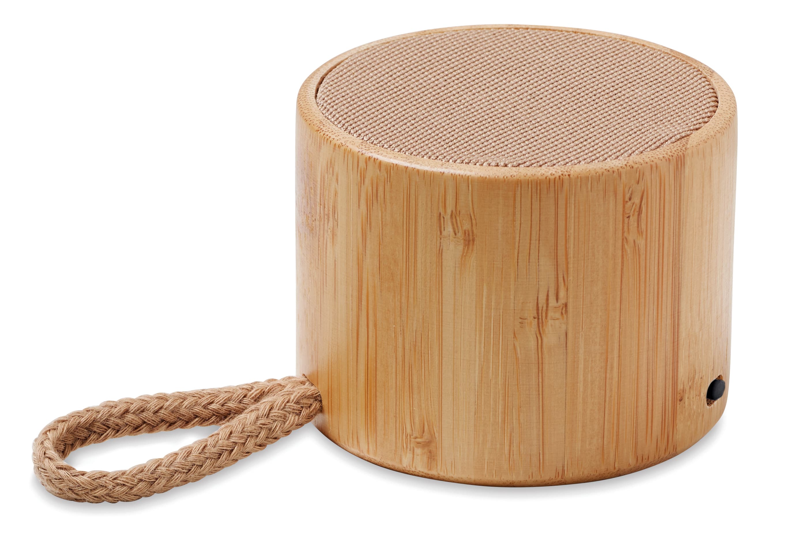 Round Bamboo Wireless Speaker