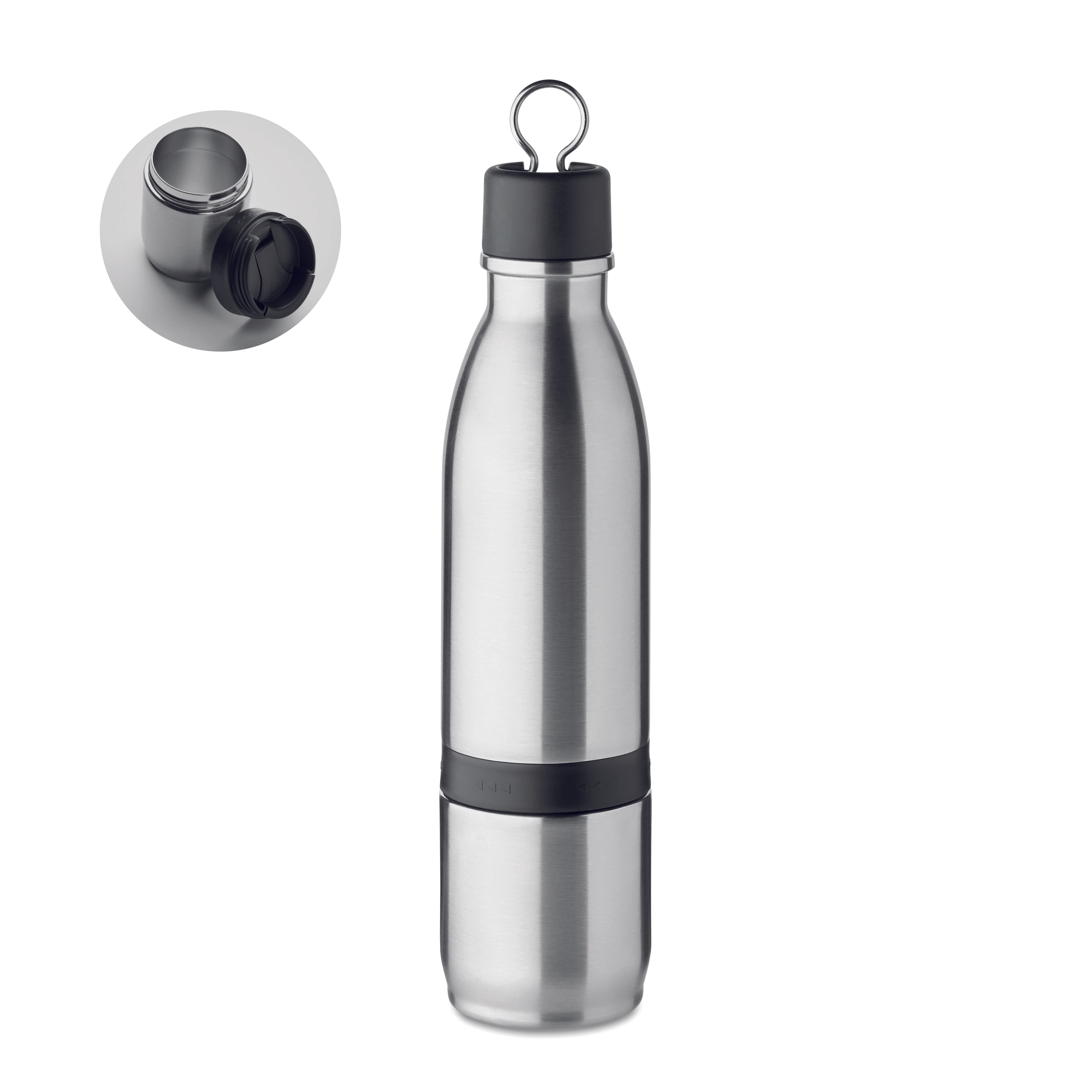 Stainless Steel 2 In 1 Double Wall Water Bottle 500ml