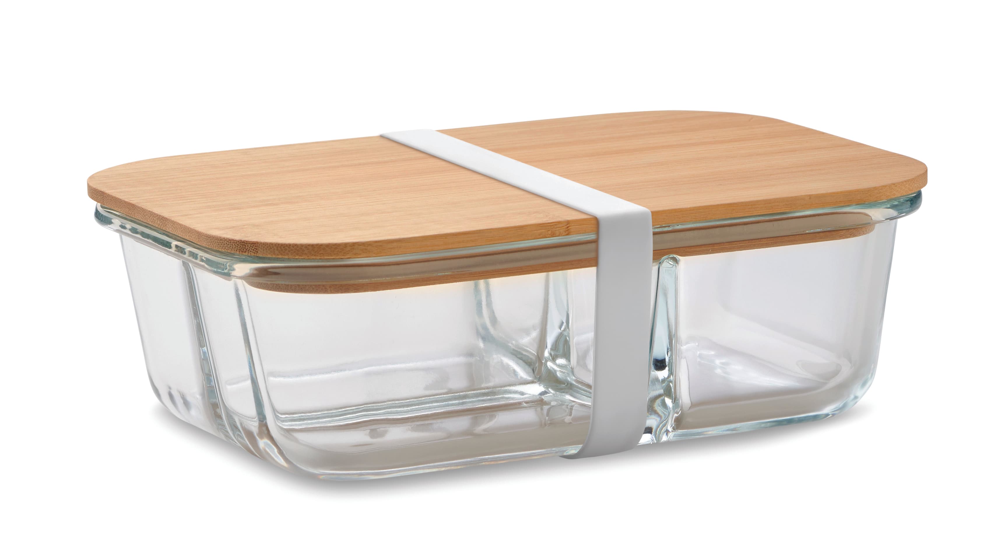 Glass Lunch Box With Bamboo Lid