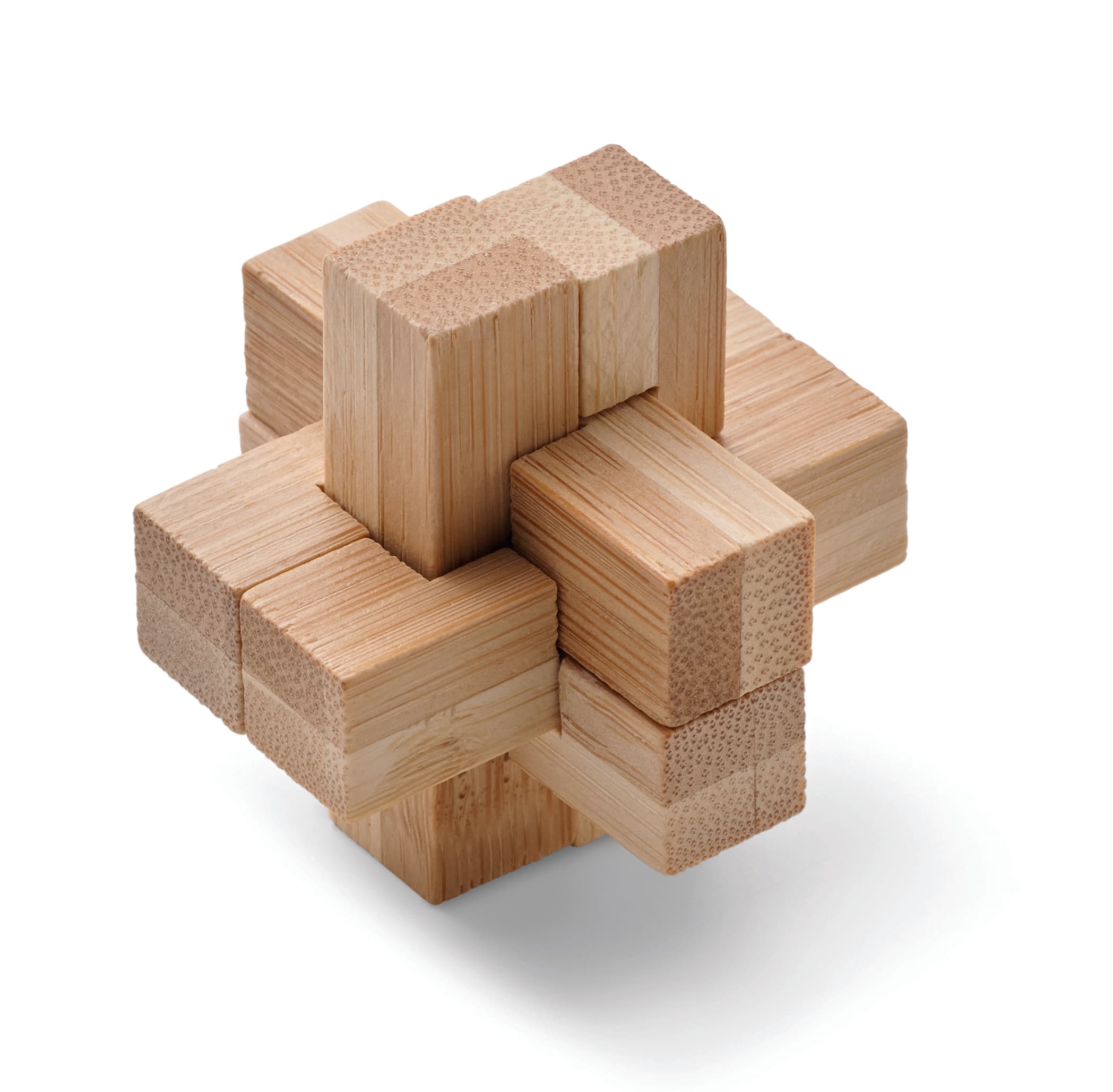 Branded Recycled Bamboo Brain Teaser Puzzle