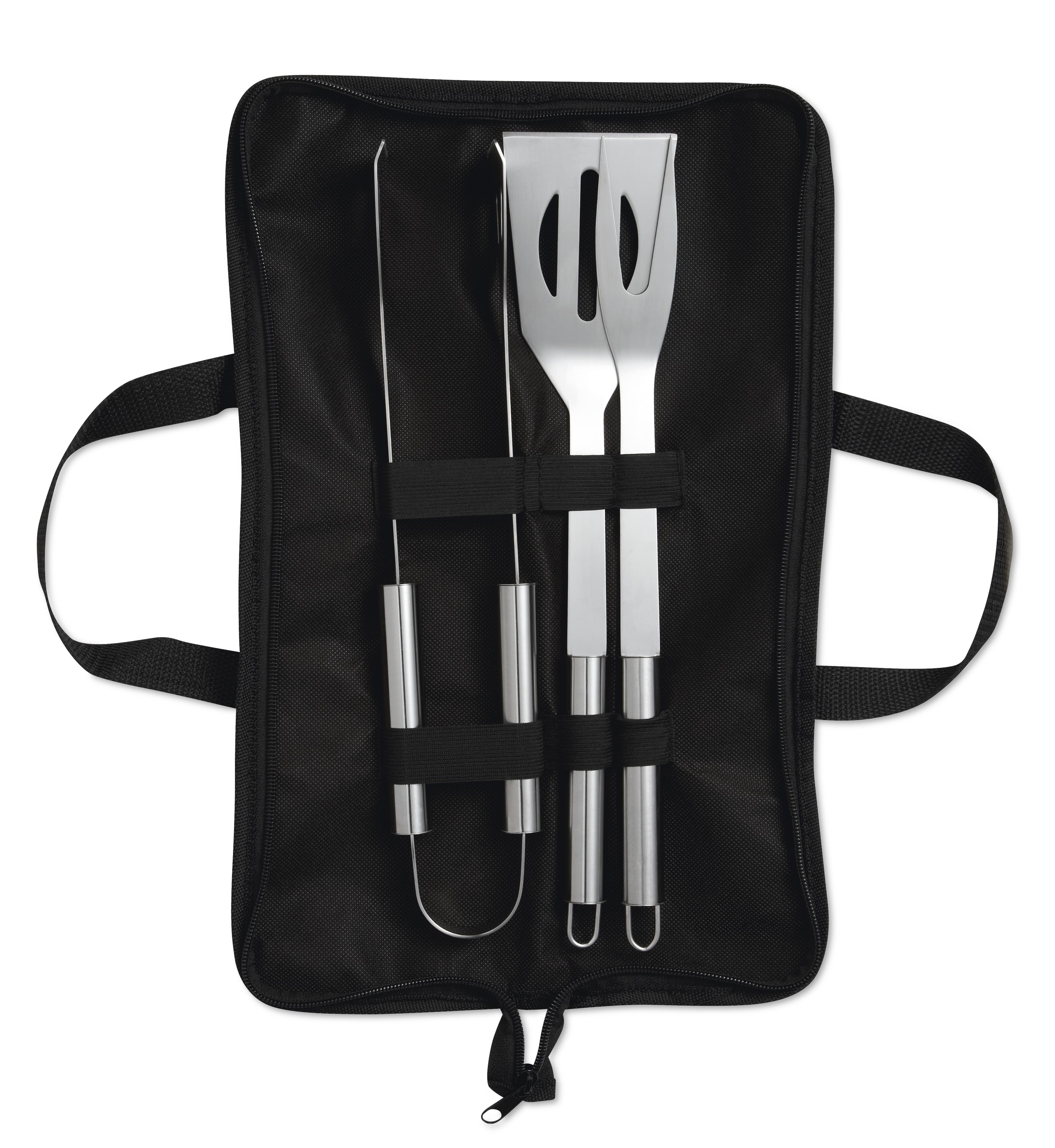 3 Barbecue Tools In Pouch
