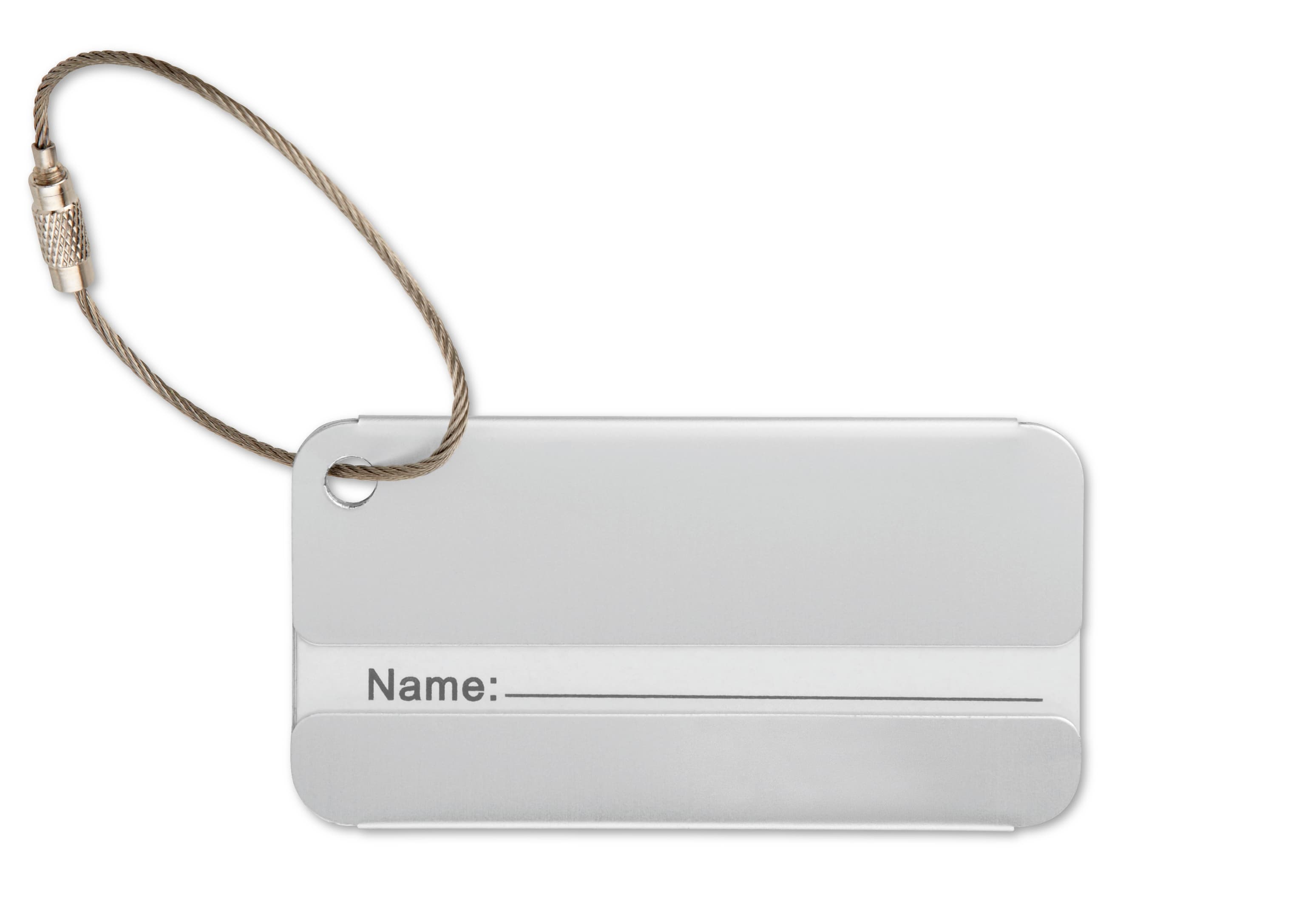 Aluminium Luggage Tag