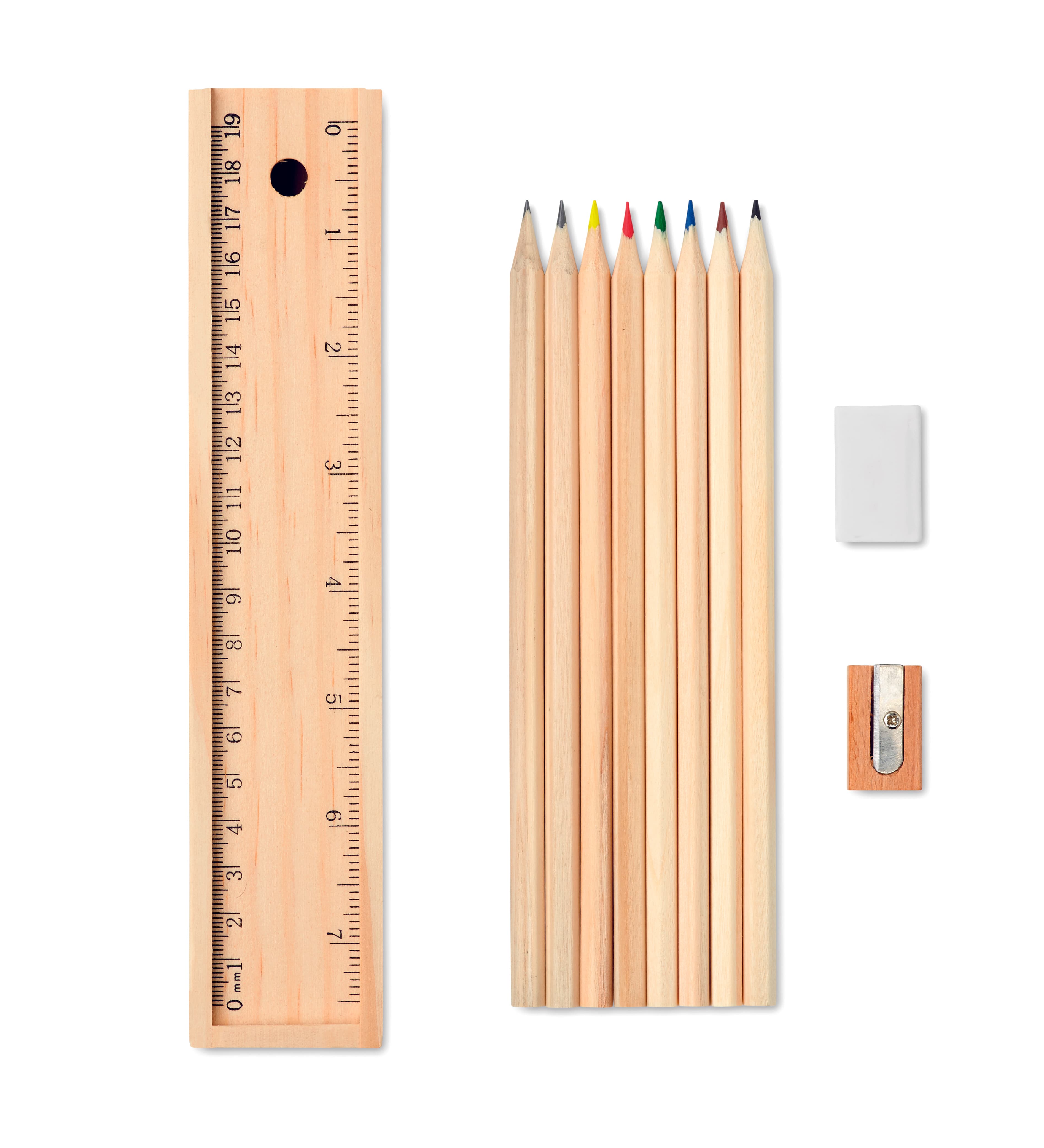 Stationery Set In Wooden Box