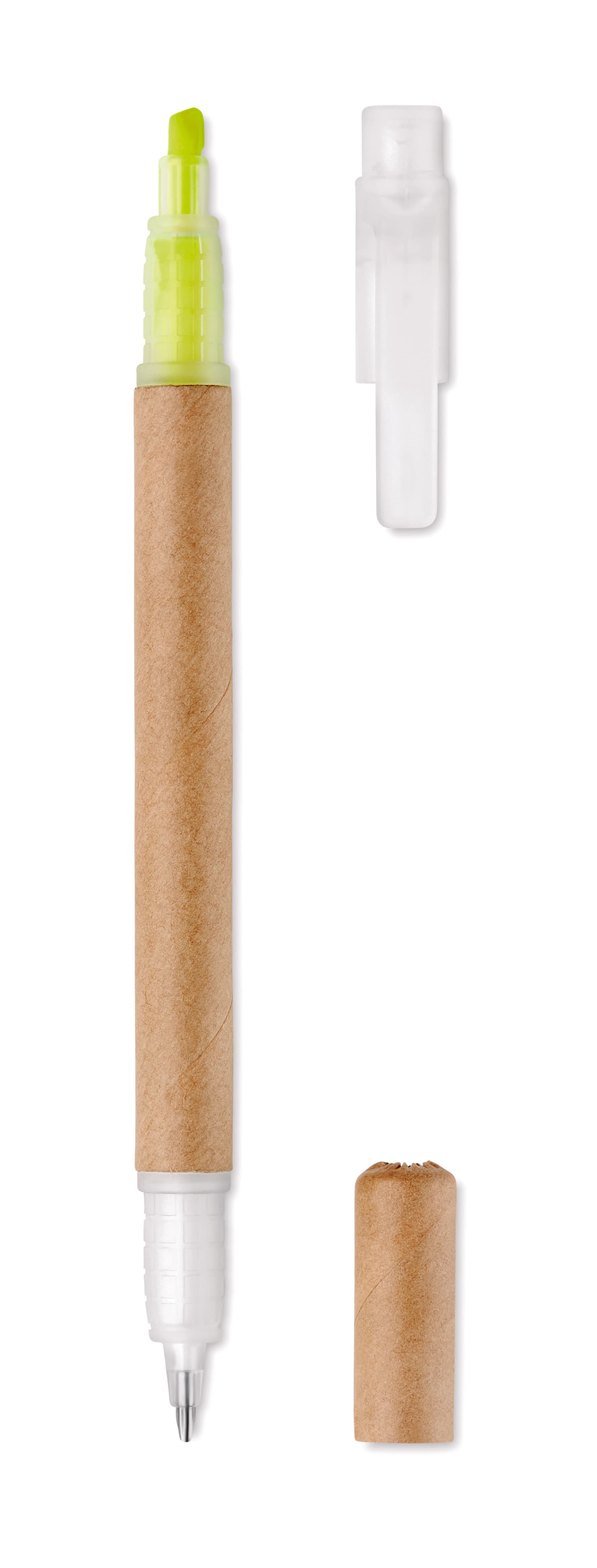 Personalised Recycled 2 In 1 Carton Pen Highlighter