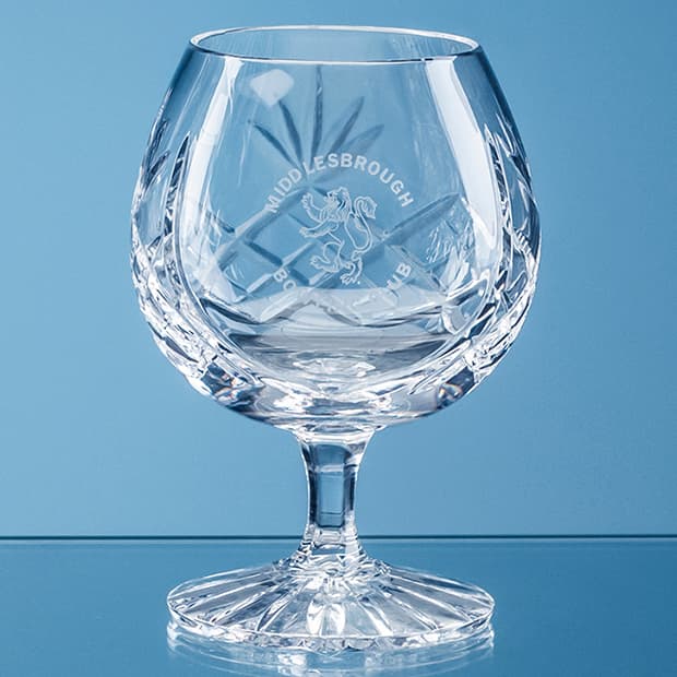 Promotional 280ml Blenheim Lead Crystal Panel Brandy Glass