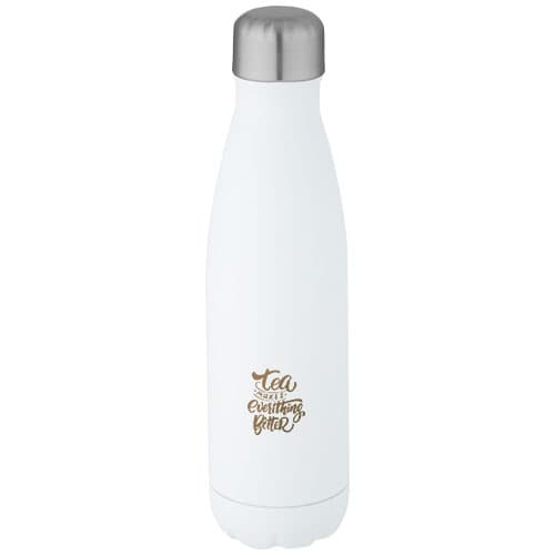 Cove 500 ml RCS certified recycled stainless steel vacuum insulated bottle 