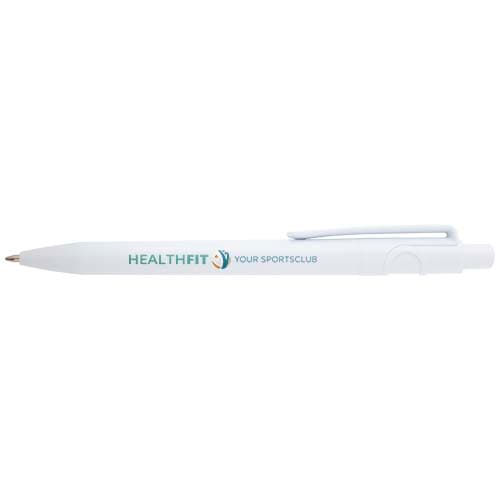 Personalised Unica recycled plastic ballpoint pen (blue ink)