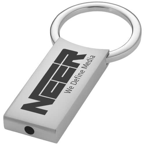 Promotional Omar rectangular keychain