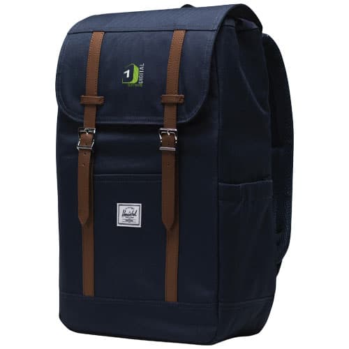 Custom Branded Herschel Retreat™ recycled laptop backpack 23L