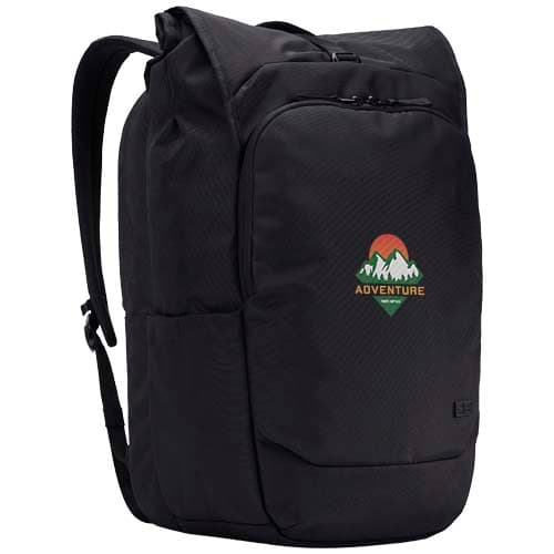 Custom Branded Case Logic Variate 17" recycled expandable roll-top laptop backpack