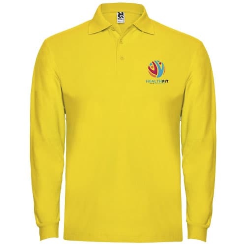 Estrella 220 g/m² long sleeve men's polo