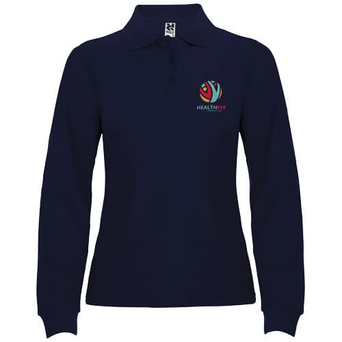 Estrella 220 g/m² long sleeve women's polo