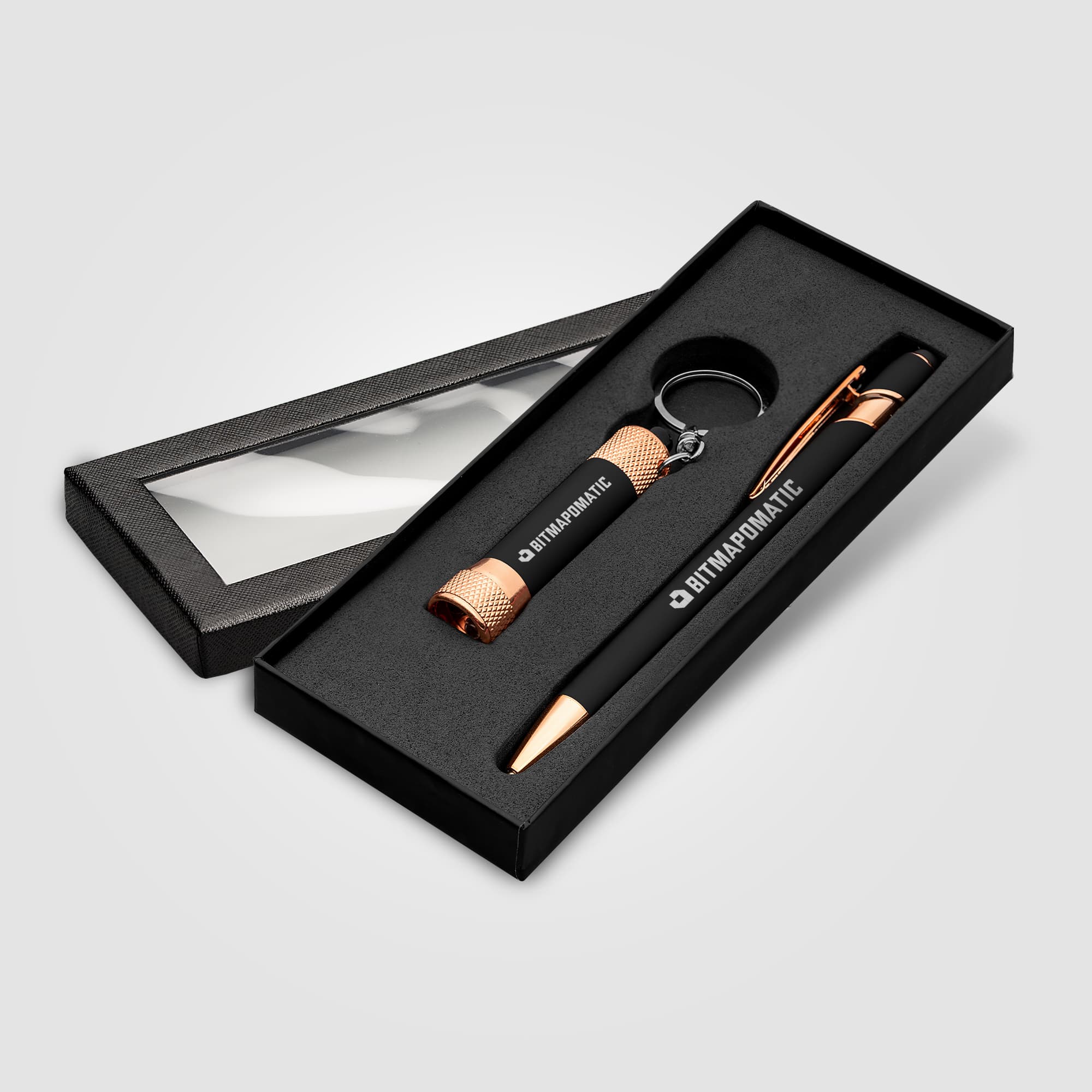 Promotional Prince Softy Rose Gold Gift Set w/Window Box