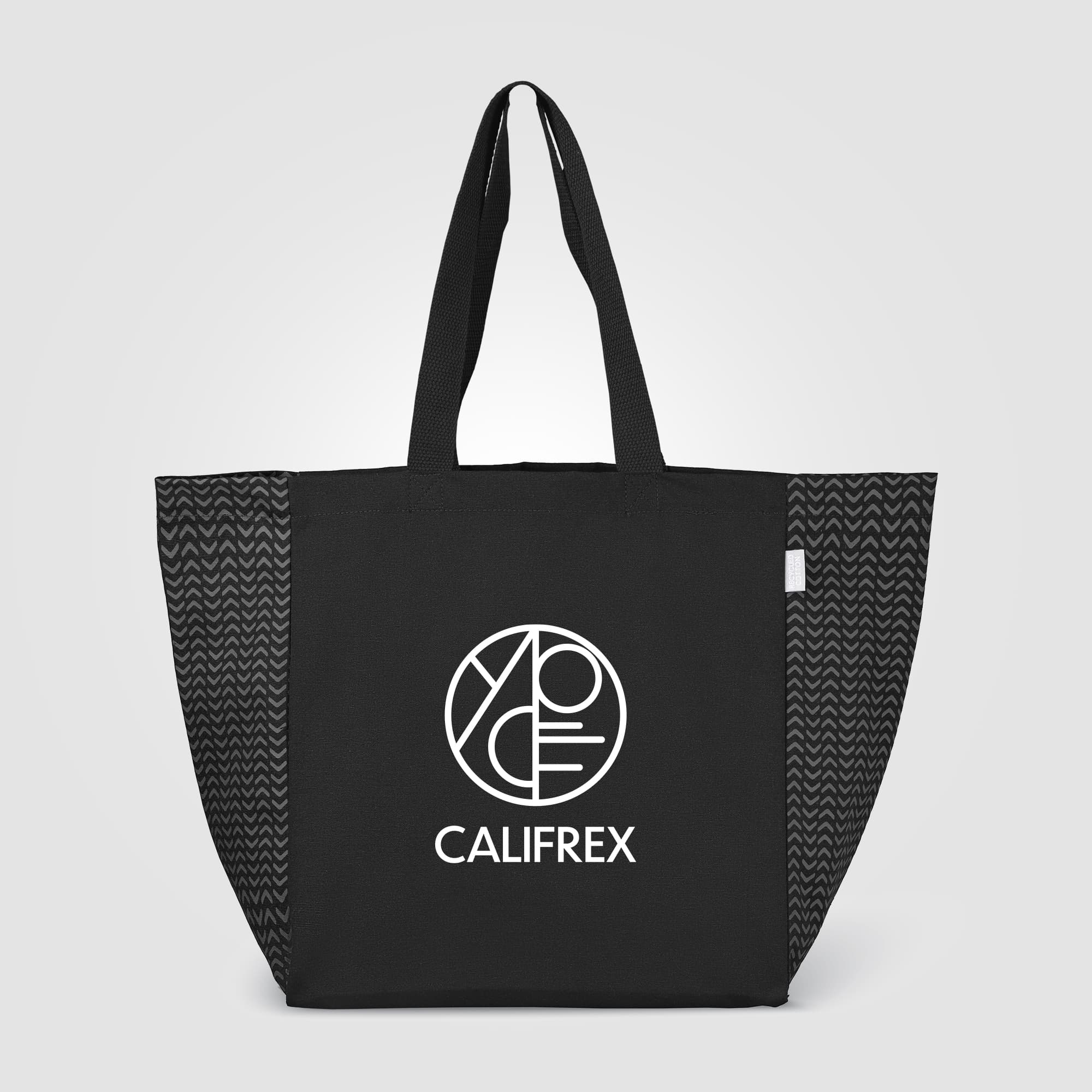 Toronto - 8 oz. Recycled Cotton Chevron Tote Bag