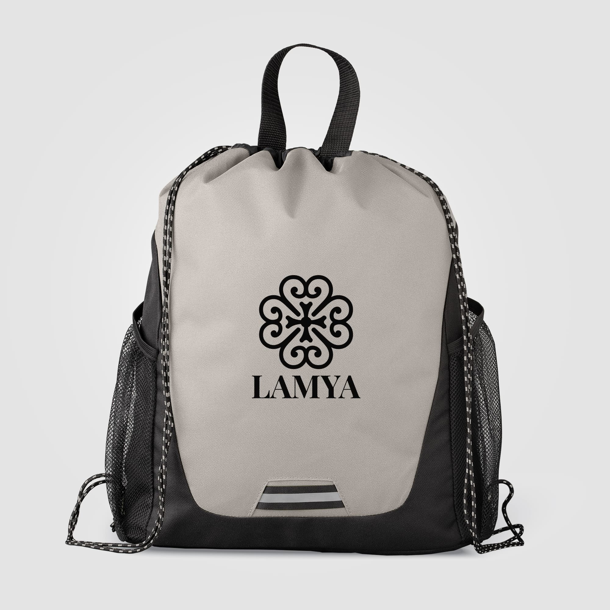 Jotun Recycled Polyester Pocketed Drawstring Bag - 10 L