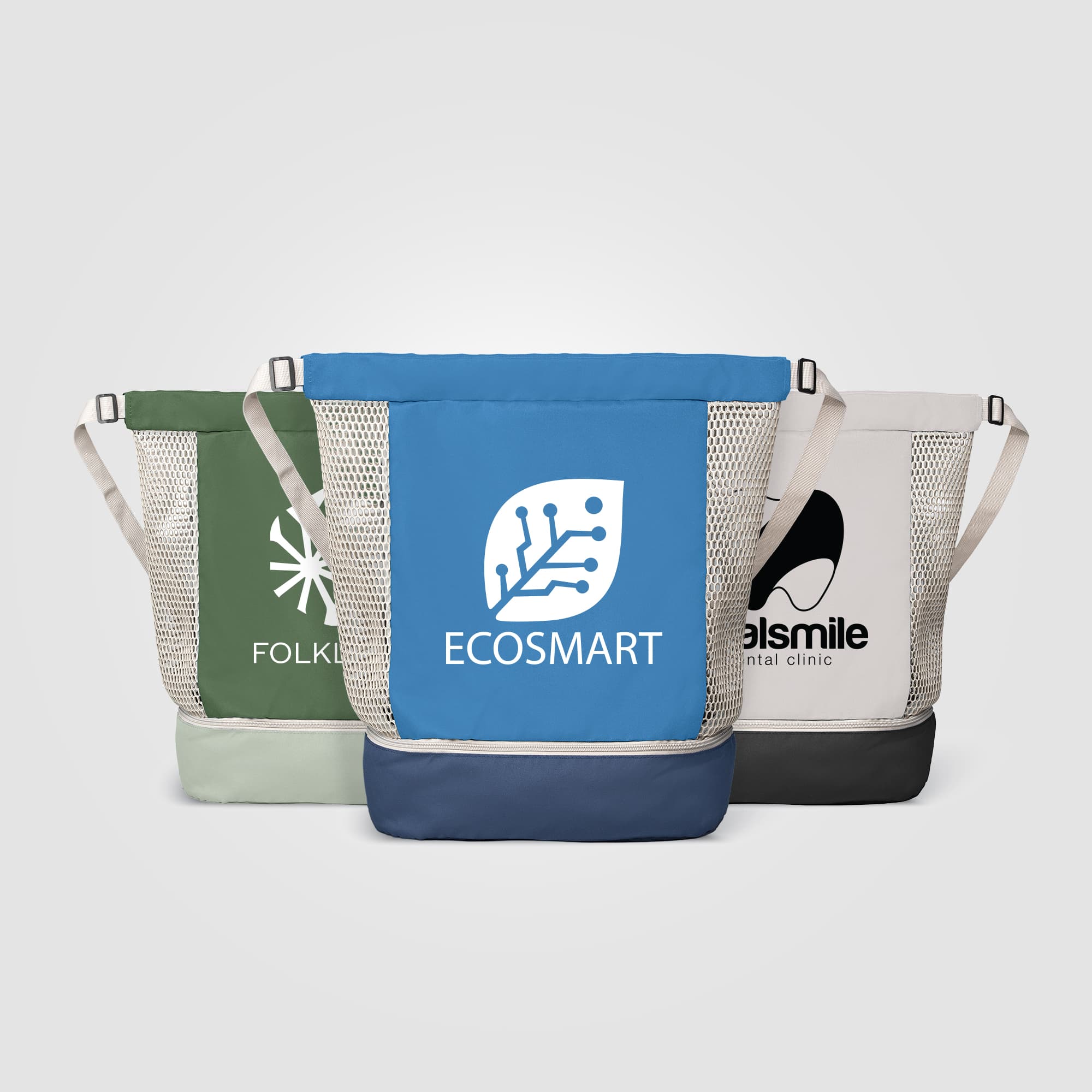 Neri Recycled Mesh Drawstring Bag - 34L
