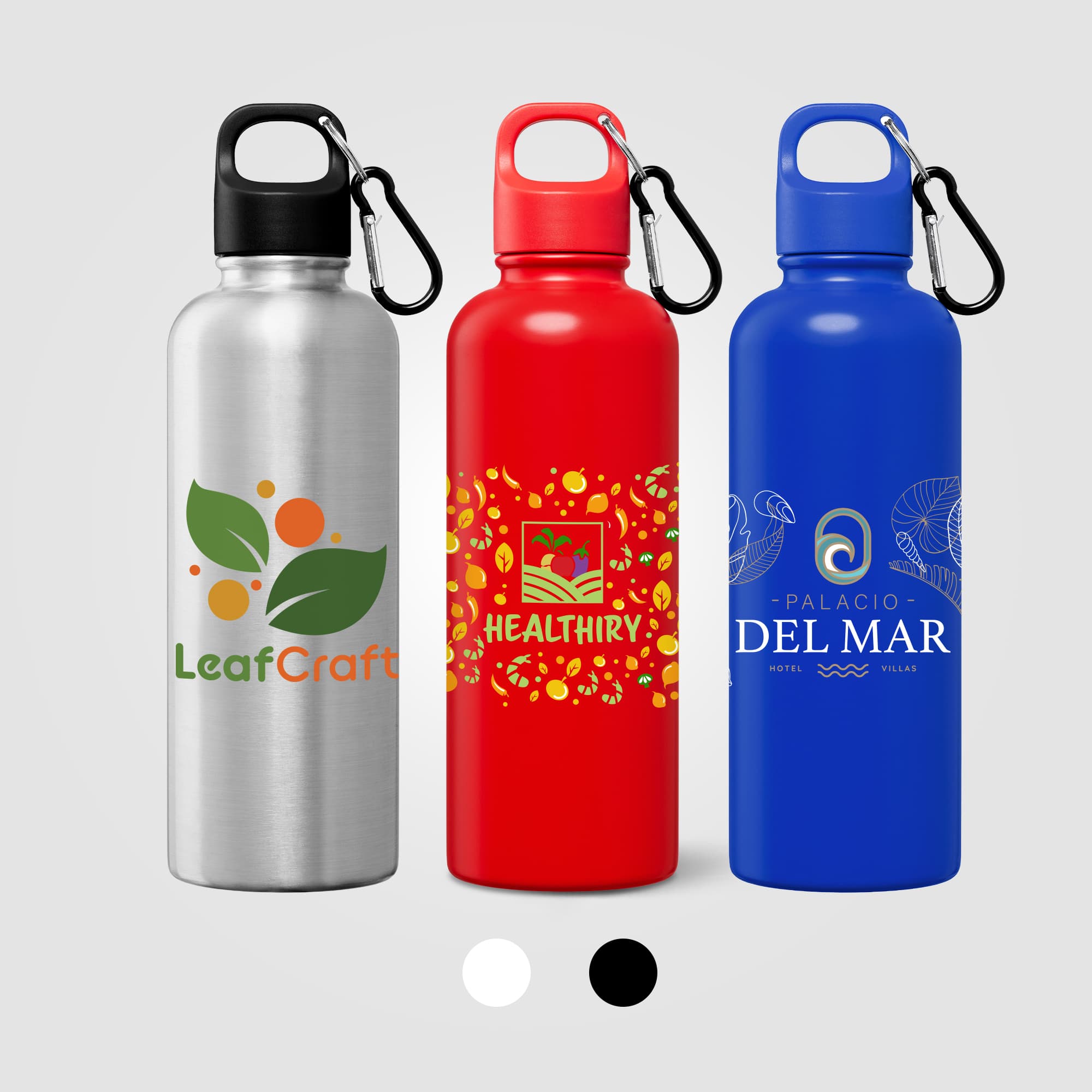 Custom Printed Portland Plus Recycled Stainless Steel Water Bottle - 750 ml