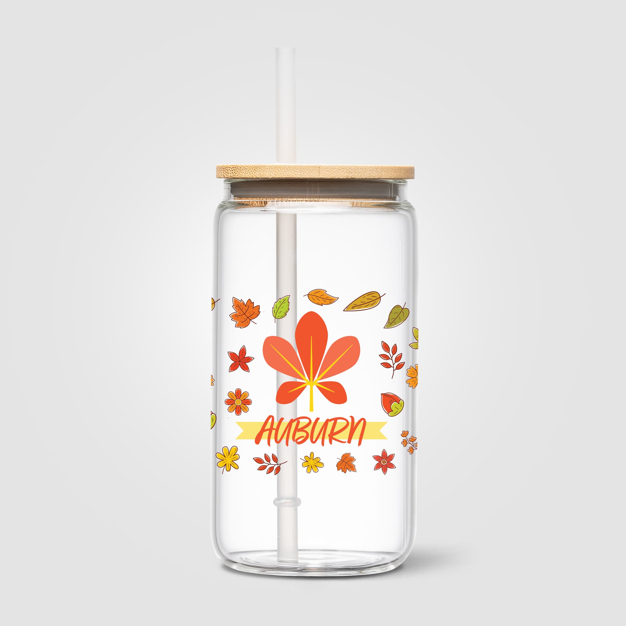 Cádiz Glass Bamboo Lid Tumbler - 500 ml